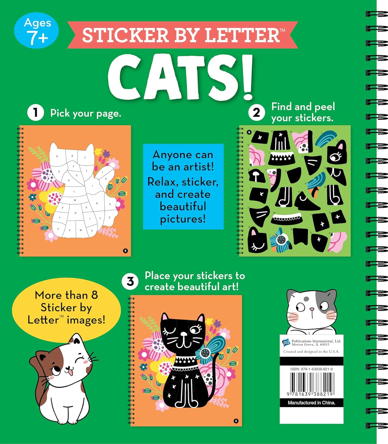 Brain Games - Sticker by Letter: Cats!