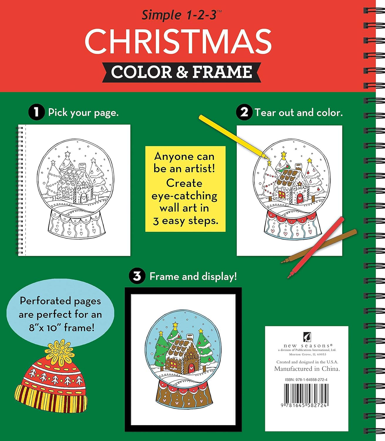 Color & Frame - Christmas (Coloring Book)