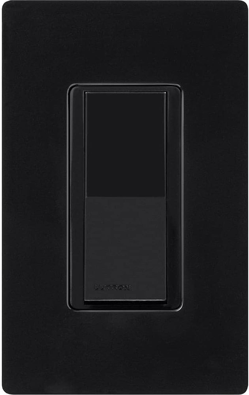 Lutron Claro On/Off Switch, 15-Amp/3-Way, CA-3PS-BL, Black