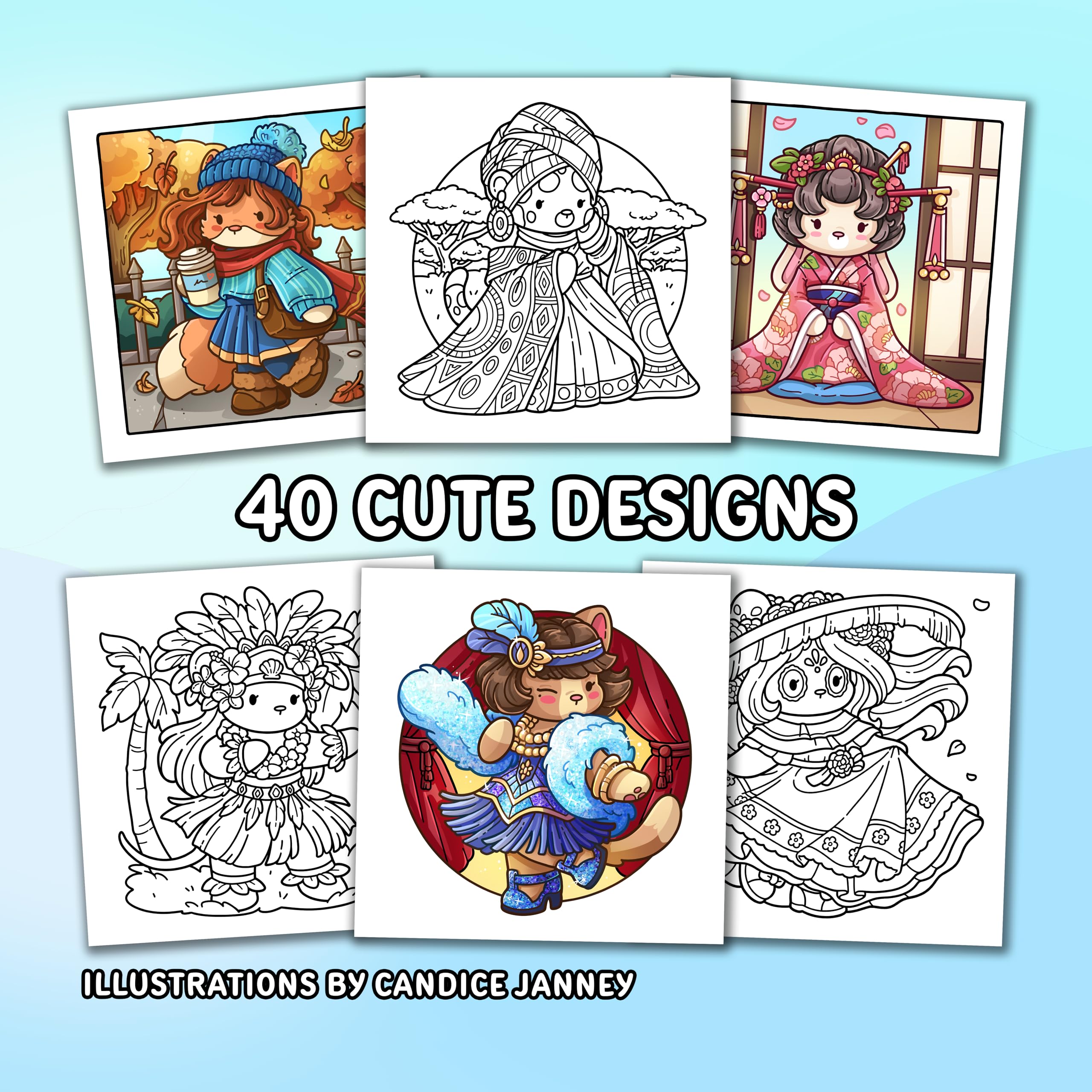 Cozy Fashion: Cute Coloring Book for Adults and Teens with Trendy Clothing Designs and Iconic Styles for Relaxation (Cozy Coloring Books)