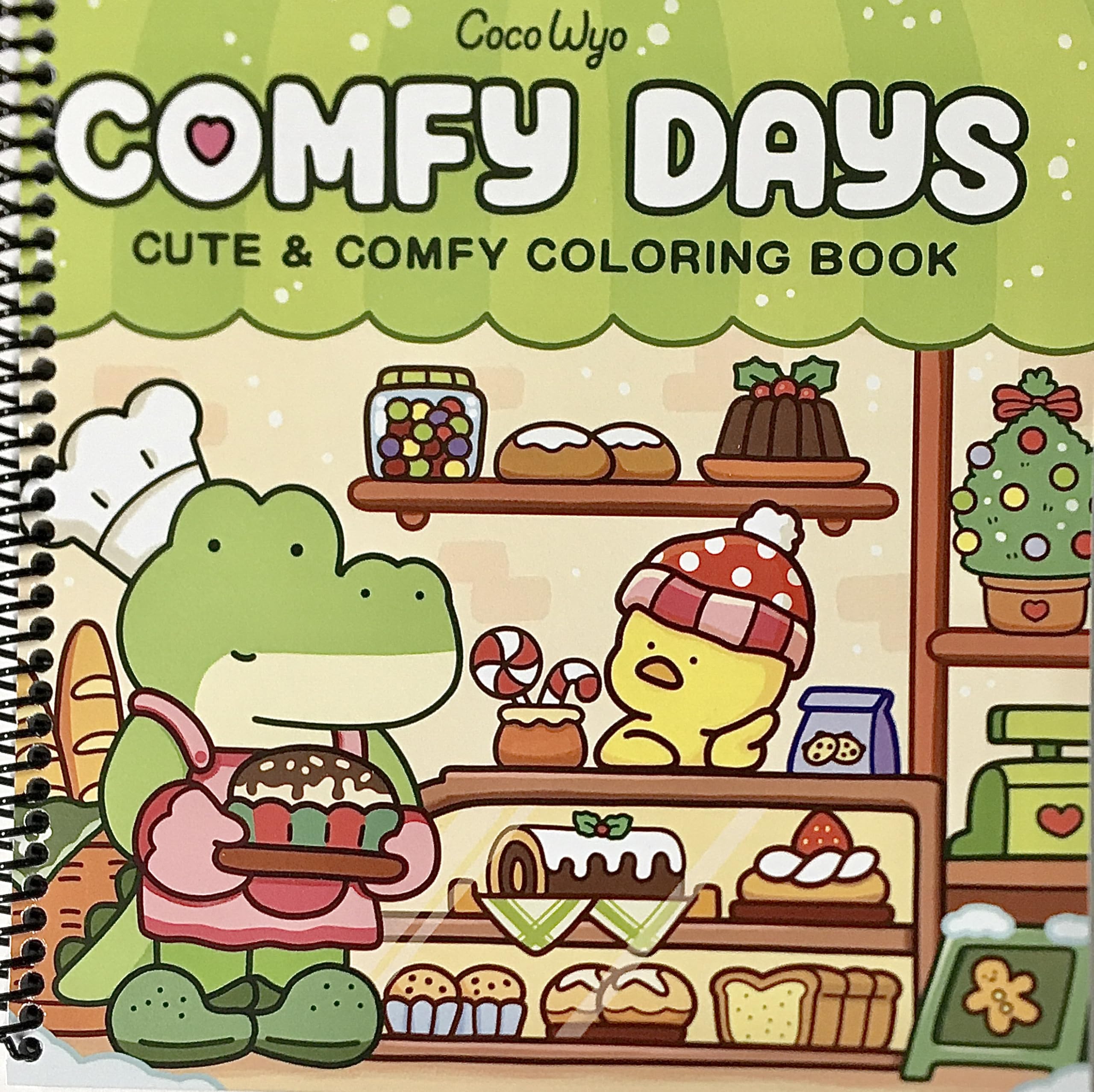 Comfy Days: Coloring Book for Adults and Teens Featuring Super Cute Animal Characters in Cozy Hygge Moments for Relaxation (Cozy Spaces Coloring) | Spiraled by Spiraling Freedom®