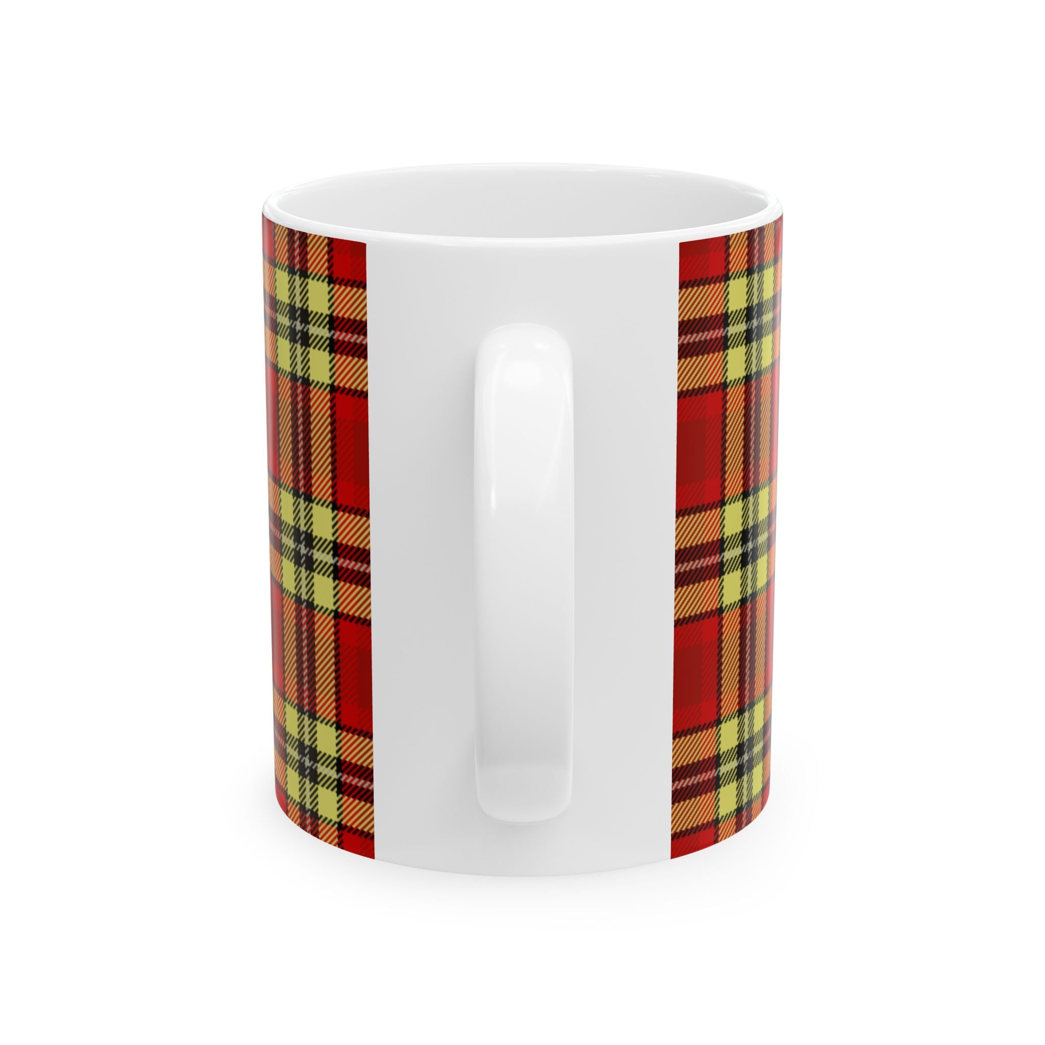 Plaid Ceramic Mug - Cozy and Stylish Drinkware for Every Occasion