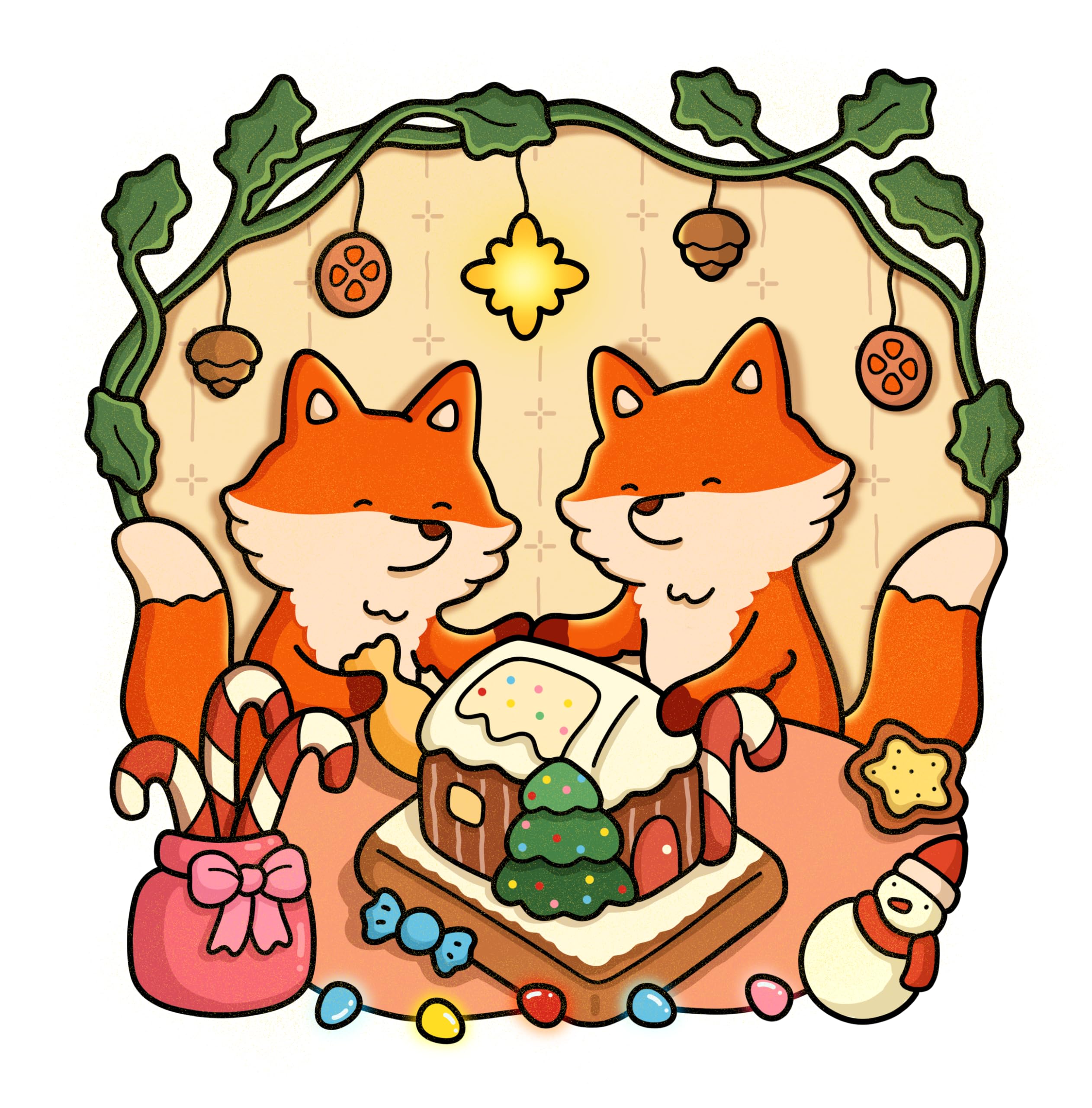 Christmas: Cozy Coloring Book for Adults and Teens