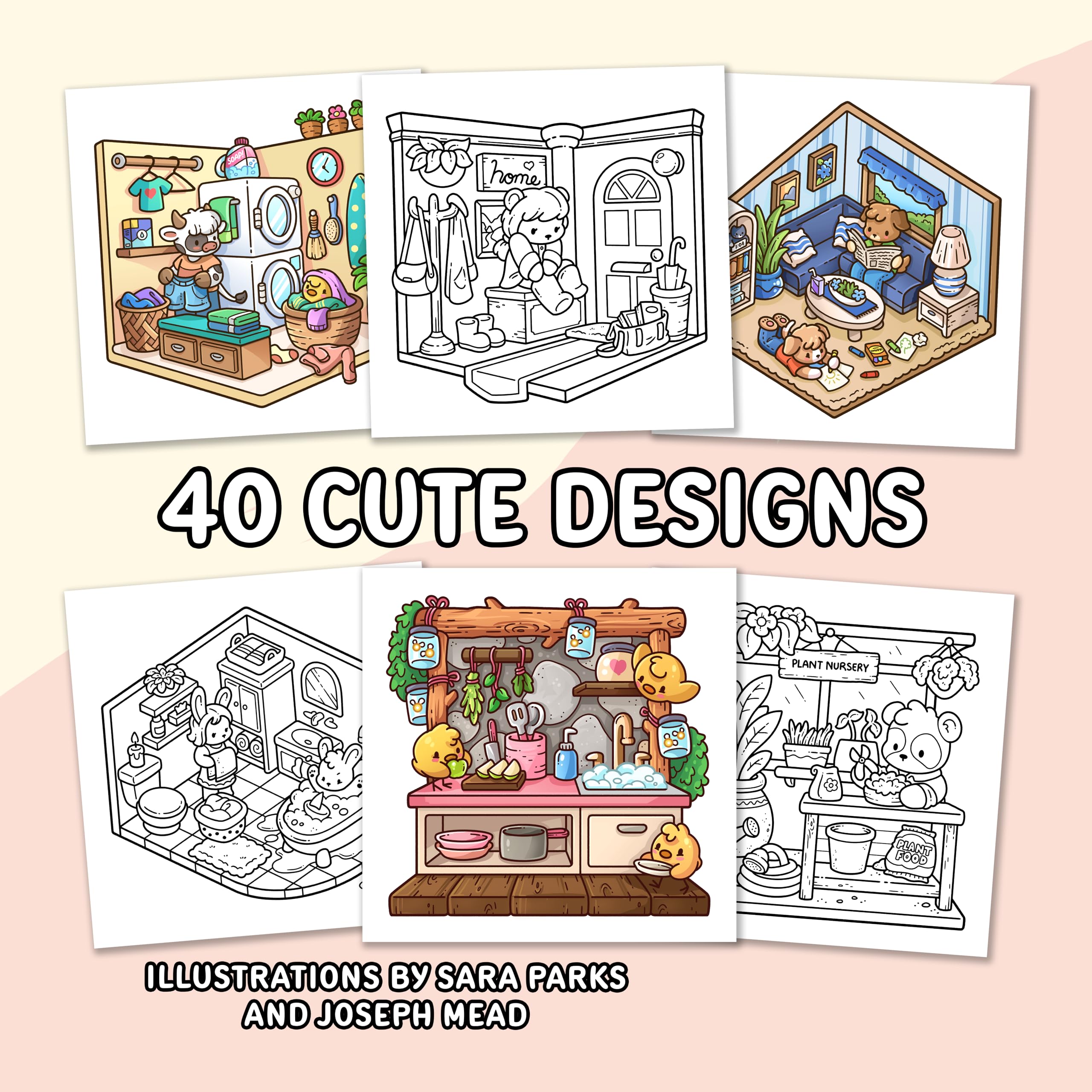 Comfy Places: Cute Coloring Book for Adults and Teens with Cozy Rooms and Hygge Scenes for Relaxation (Cozy Coloring Books)