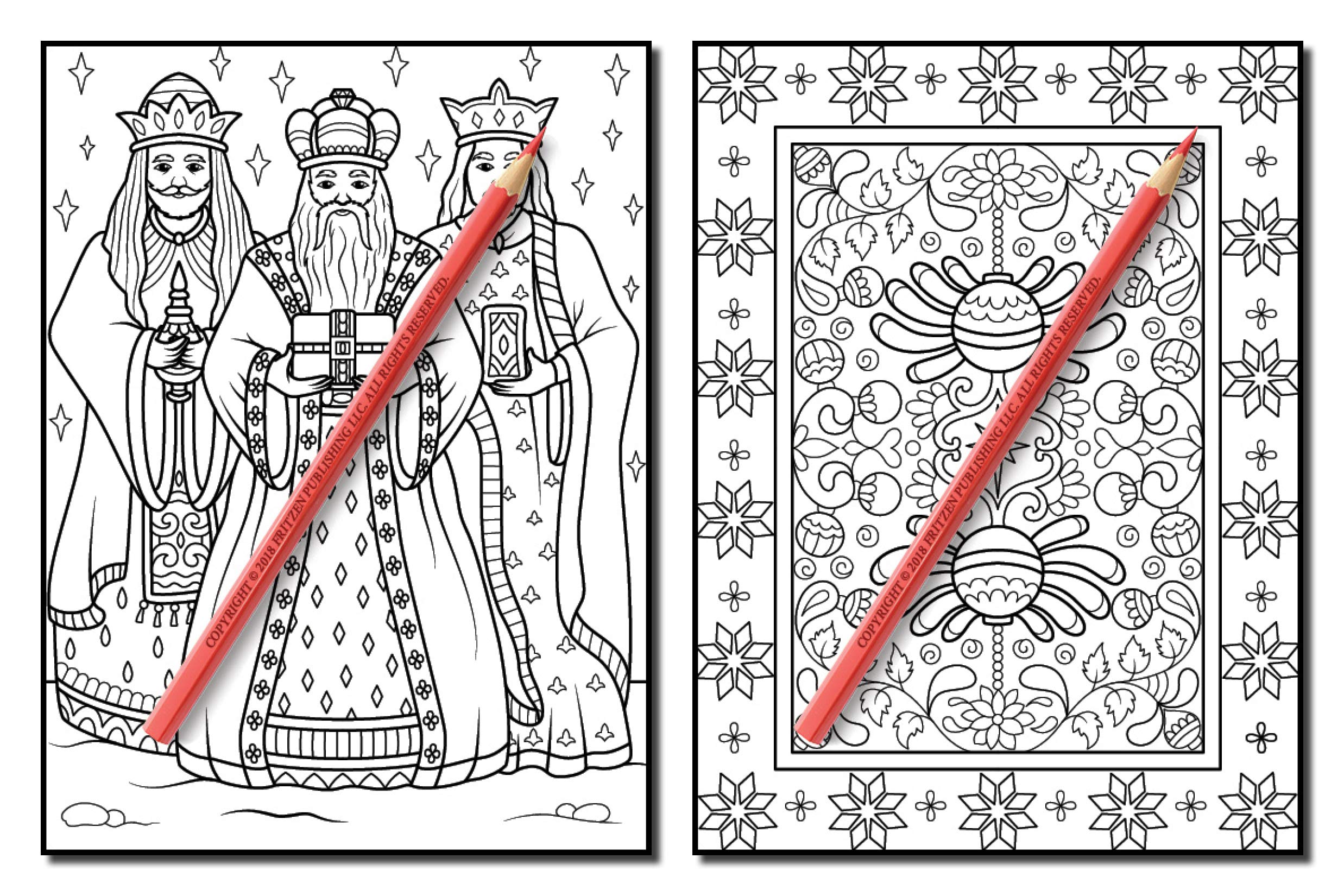 Christmas Coloring Book: An Adult Coloring Book with Fun, Easy, and Relaxing Designs (Volume 2)