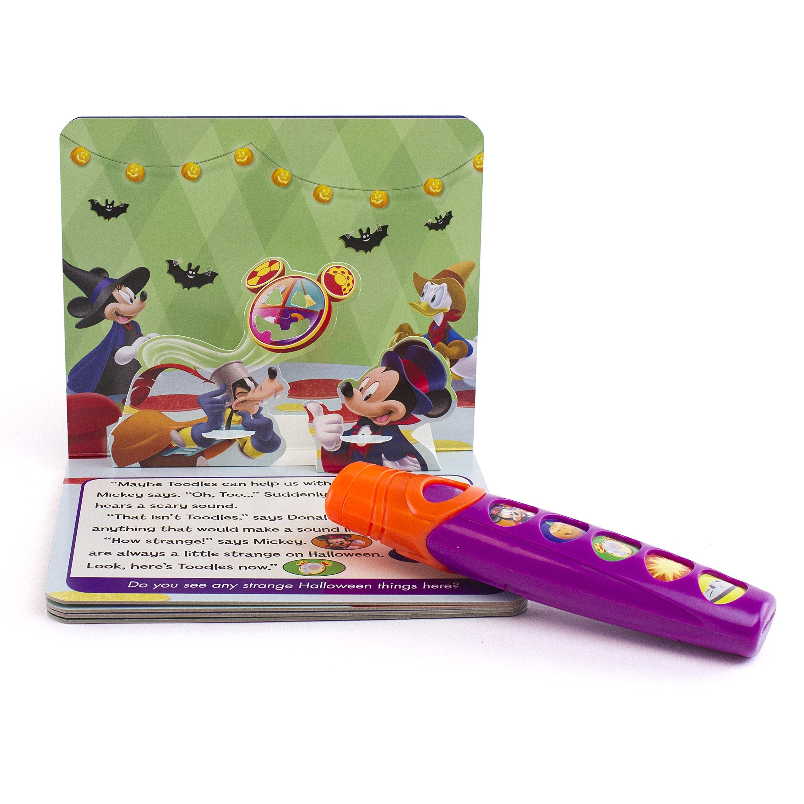 Disney Mickey Mouse Clubhouse - Halloween Surprise Sound Book and Flashlight Set - PI Kids