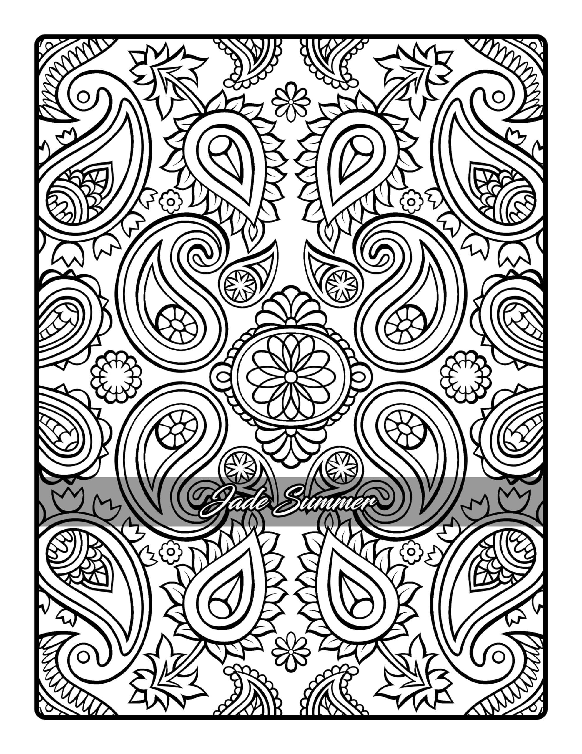 Elegant Patterns: Coloring Book for Adults with Beautiful Patterns for Mindfulness, Stress Relief, and Relaxation