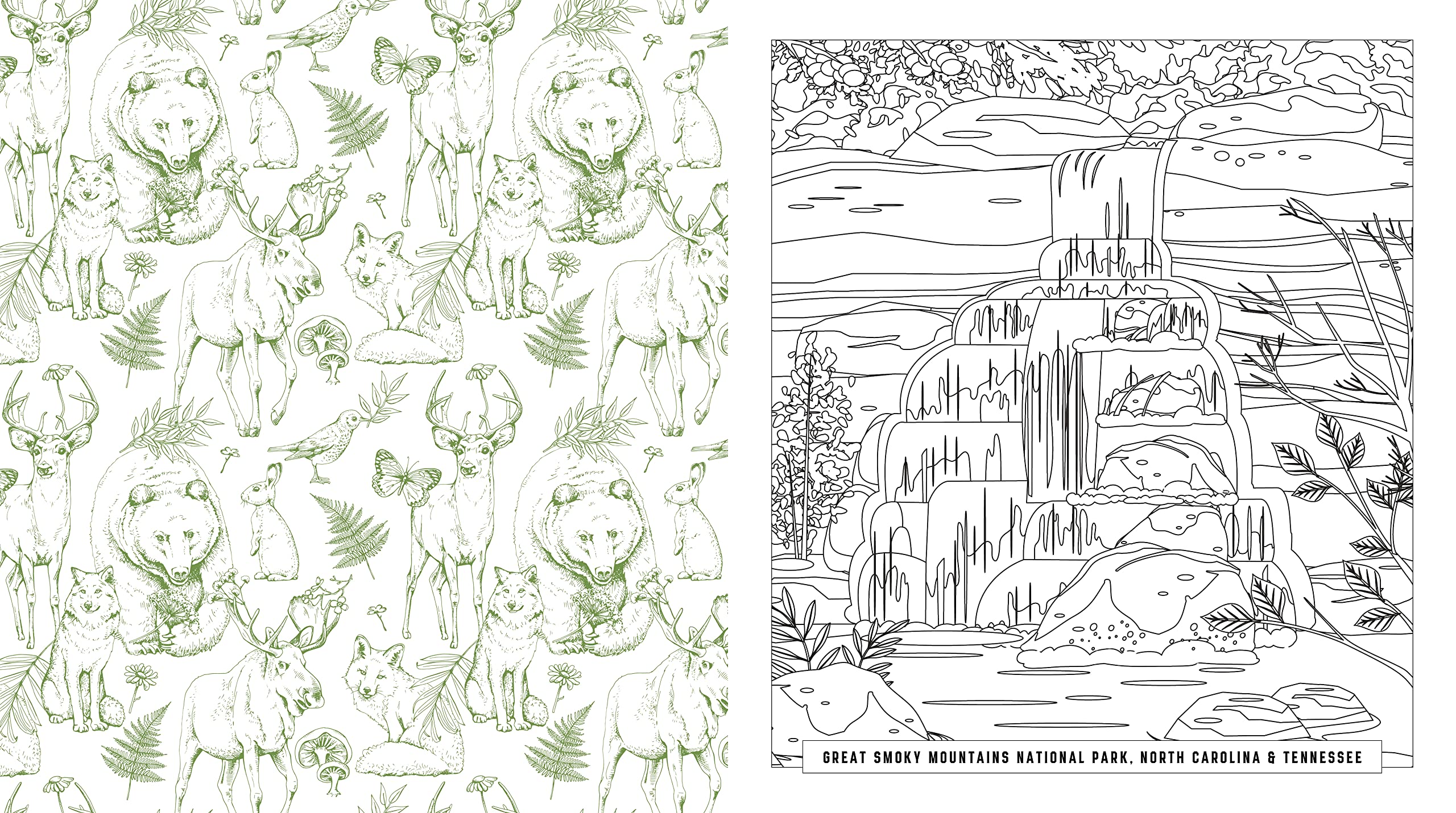 National Parks Coloring Book: Color Your Way Through America's Treasured Landscapes - More than 100 Pages to Color!