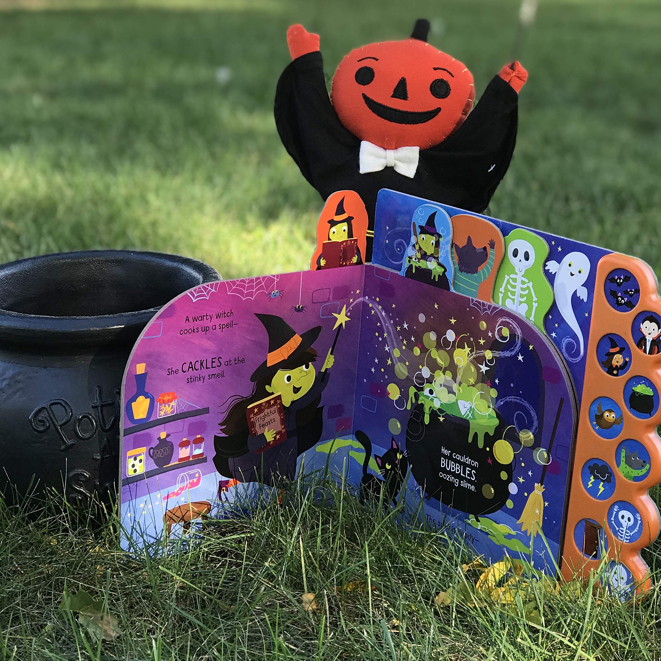 Hoot Howl Halloween 10-Button Sound Book for Little Trick-Or-Treaters (Interactive Children's Sound Book with 10 Spooky Sounds)