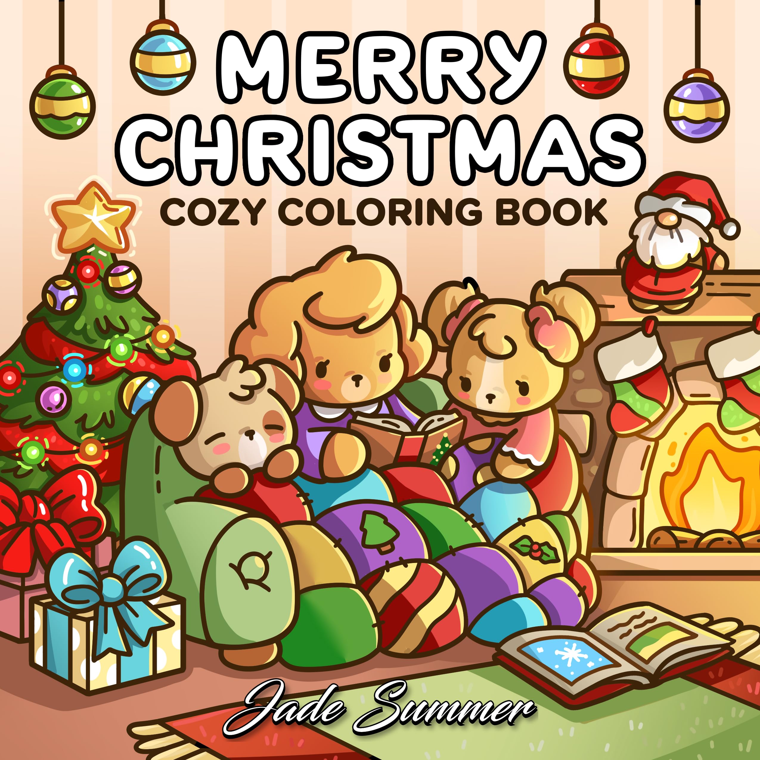 Merry Christmas: Cozy Coloring Book for Adults and Teens with Adorable Characters and Cute Holiday Scenes for Relaxation (Cozy Coloring Books)