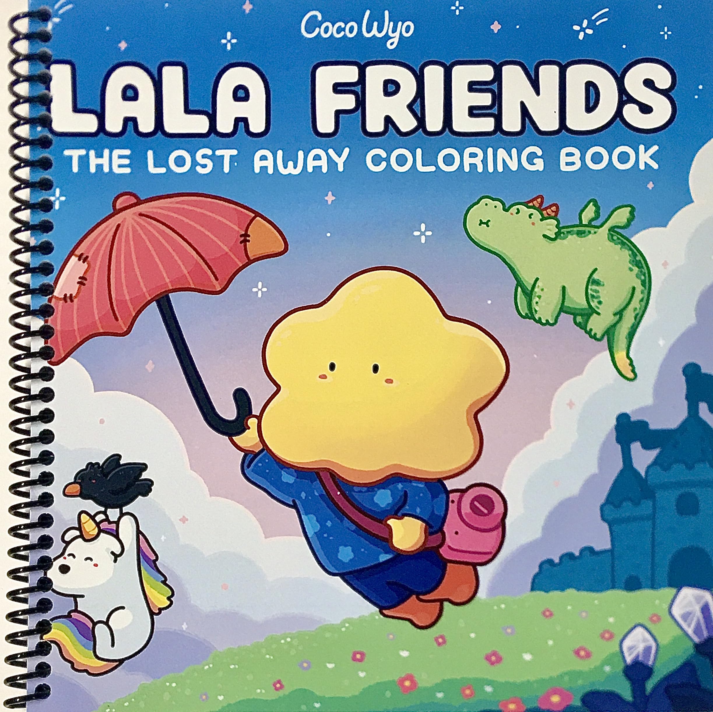 Lala Friends: Coloring Book for Adults and Teens Featuring Dreamy Characters in Imagined Worlds | Spiraled by Spiraling Freedom®