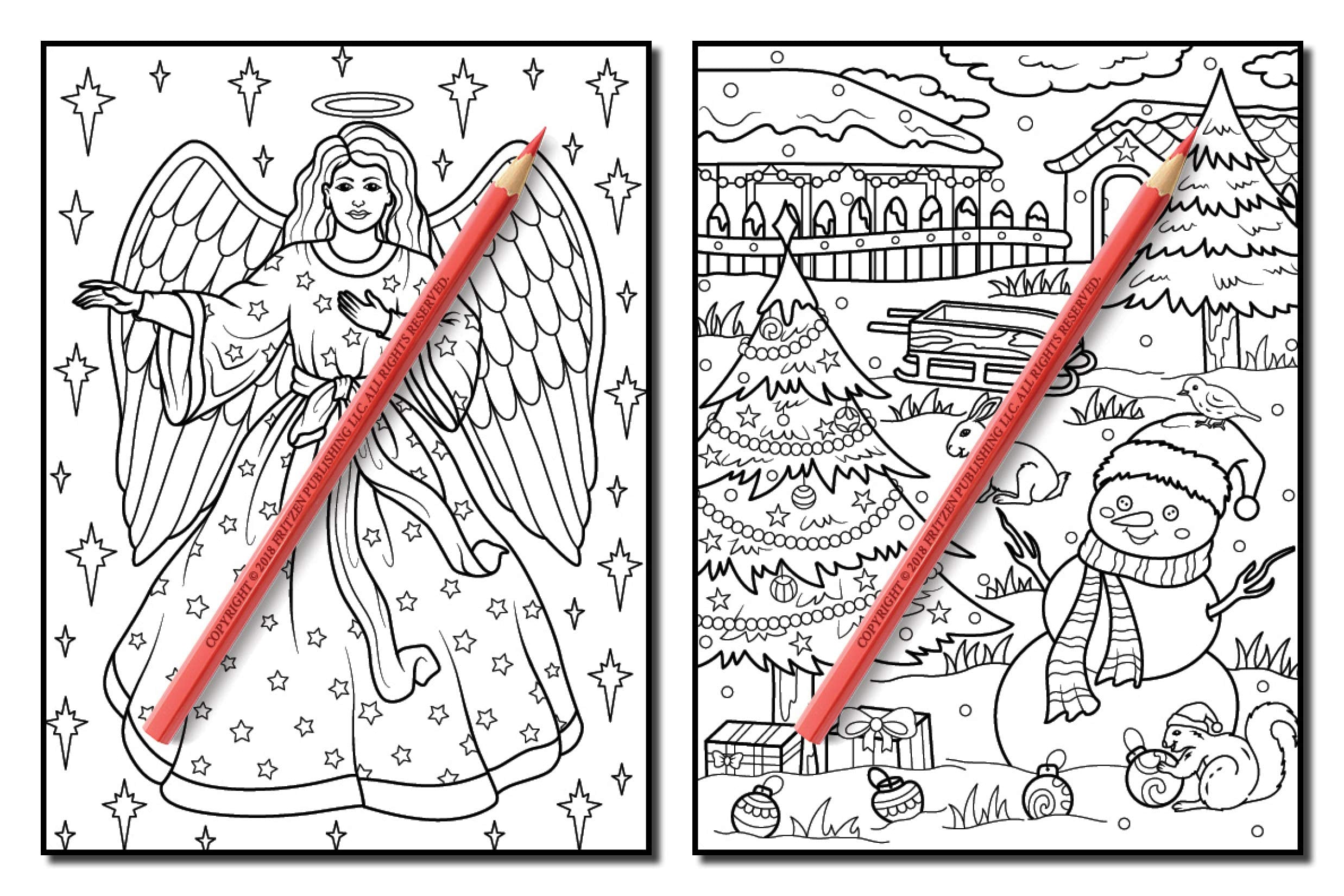 Christmas Coloring Book: An Adult Coloring Book with Fun, Easy, and Relaxing Designs (Volume 2)