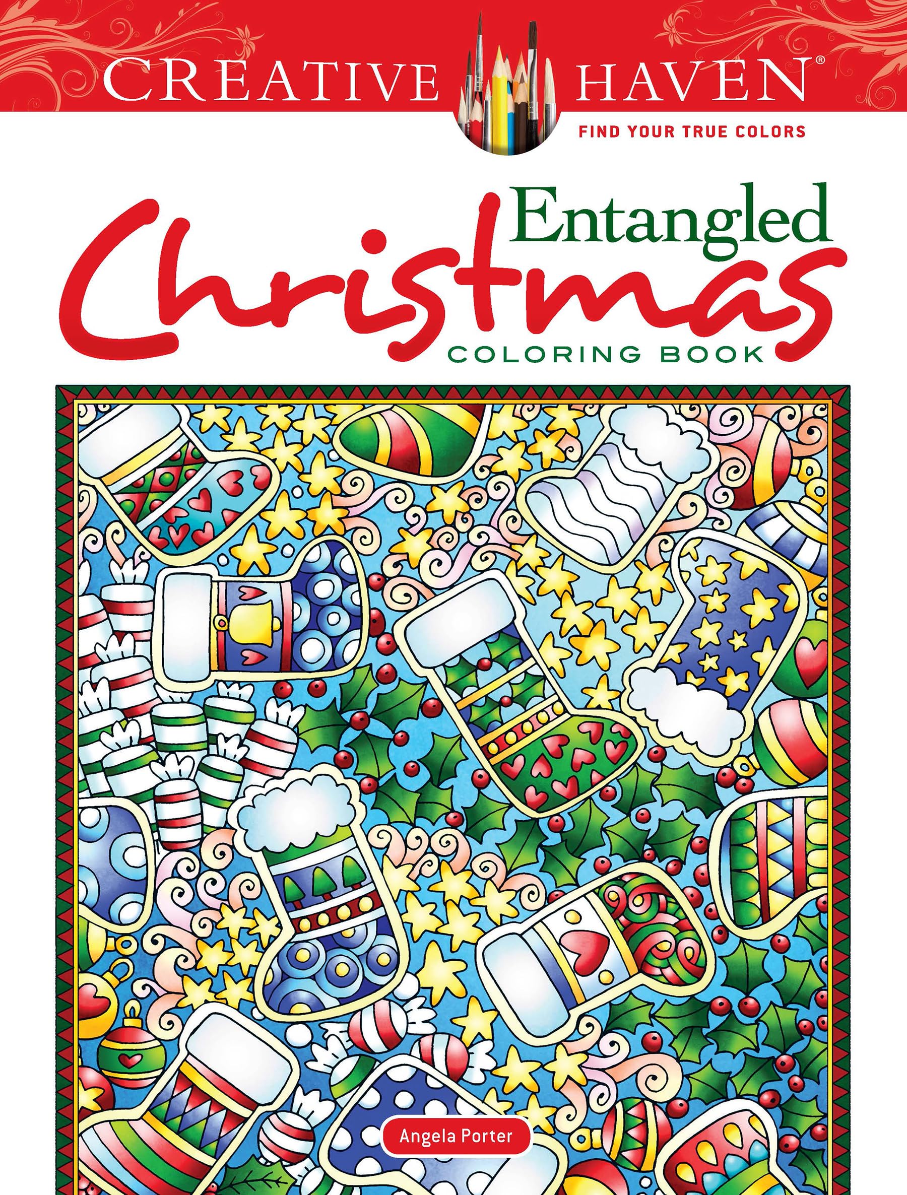 Creative Haven Entangled Christmas Coloring Book (Adult Coloring Books: Christmas)