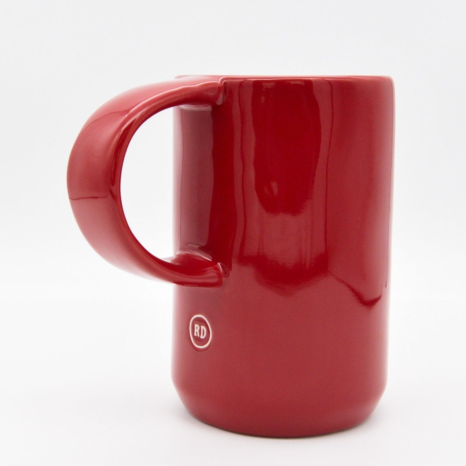 Red Rae Dunn Mug - "Hot Cocoa Weather" Tall 16oz Ceramic Hot Chocolate Cup - New