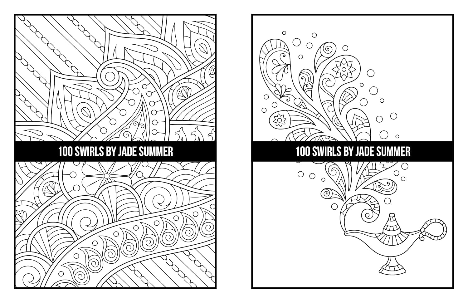 100 Swirls Coloring Book: for Adults with Fun, Easy, and Relaxing Designs