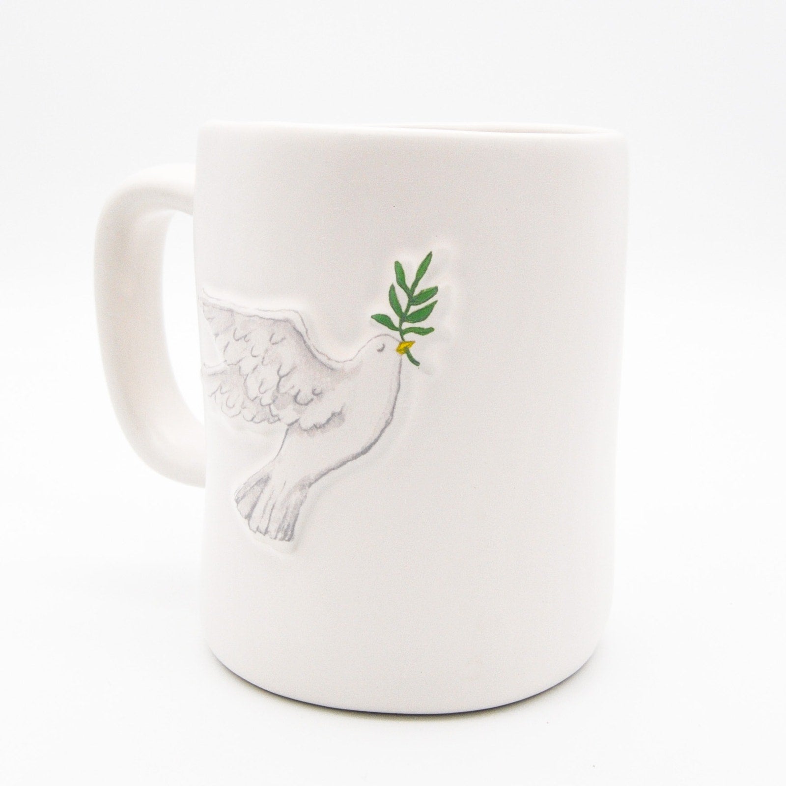 Rae Dunn Christian Mug, Glory In The Highest 16oz Double-Sided Ceramic Coffee Cup Christmas Gift, Brand New Item