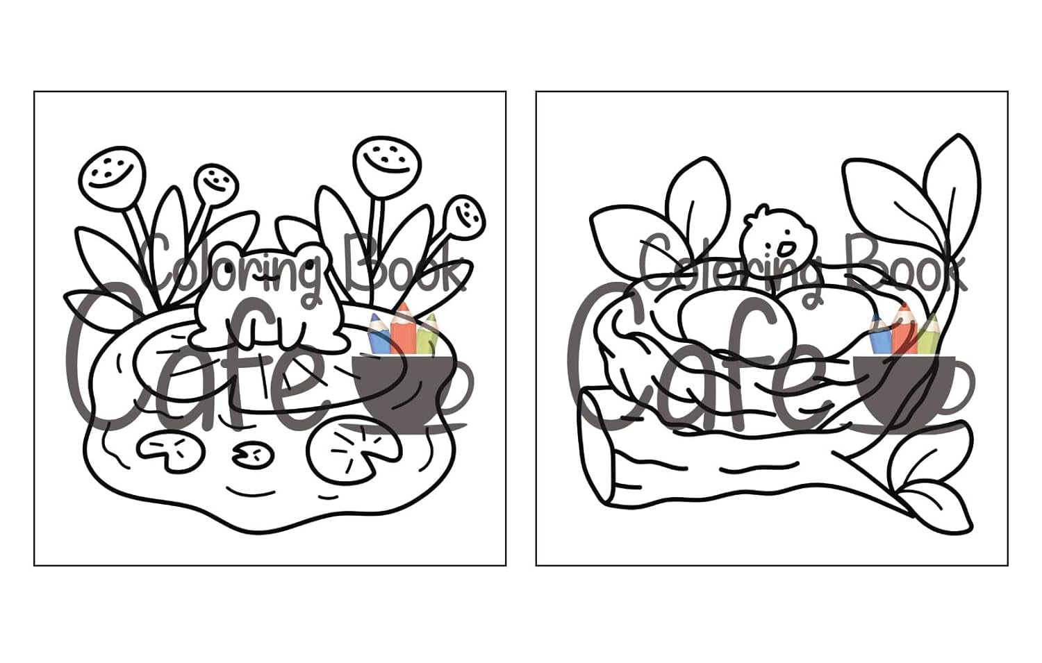 Cozy Spring: Cute Coloring Book for Adults & Teens with Easy and Bold Spring Inspired Designs (Bold and Easy Coloring Books)