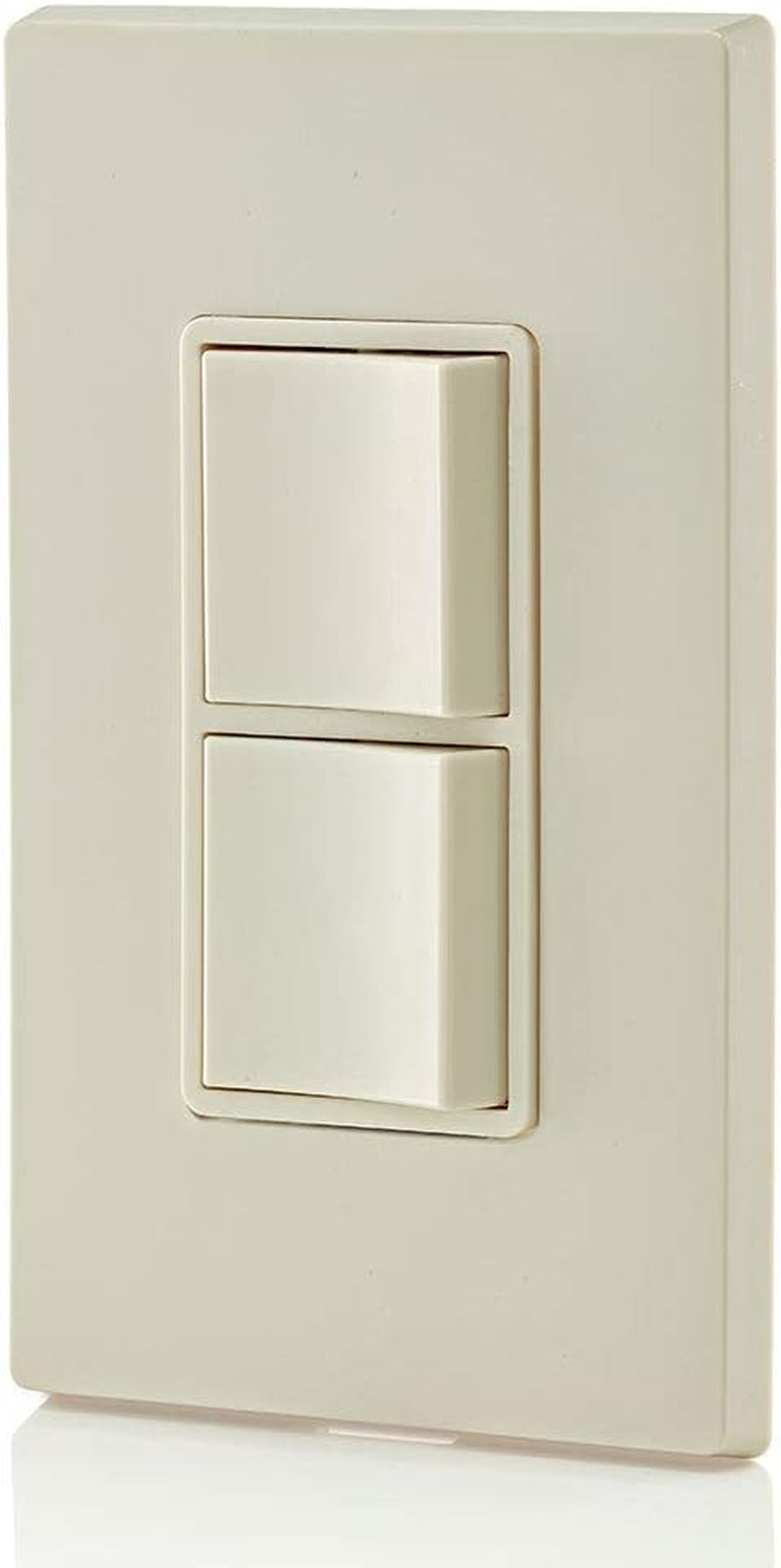 Leviton 5634-I 15 Amp, 120/277 Volt, Decora Single-Pole, AC Combination Switch, Commercial Grade, Grounding, Light Almond