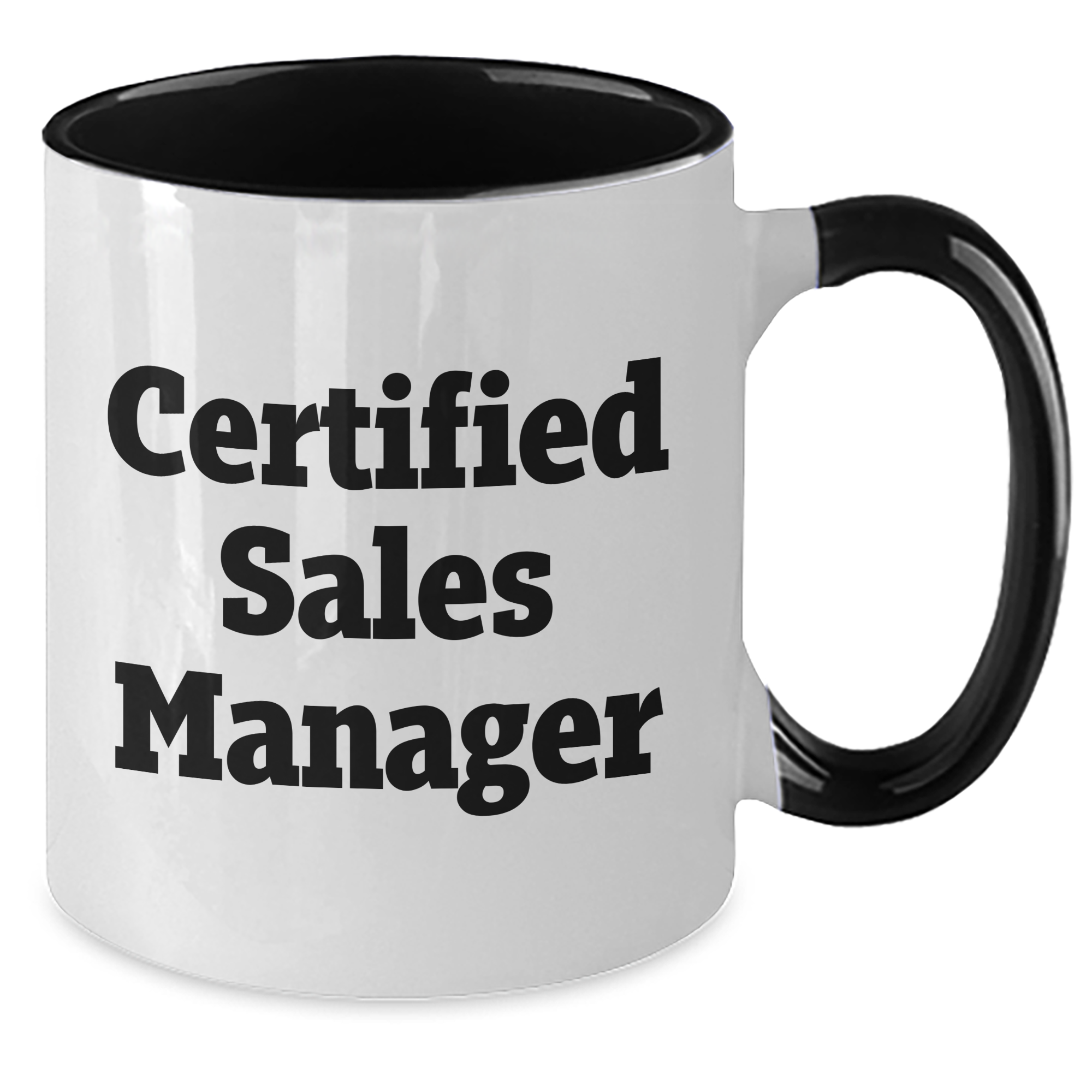 Funny Sales Manager Gifts from Family - Inspirational Quote Two Tone Coffee Mug for Father's Day - Additional