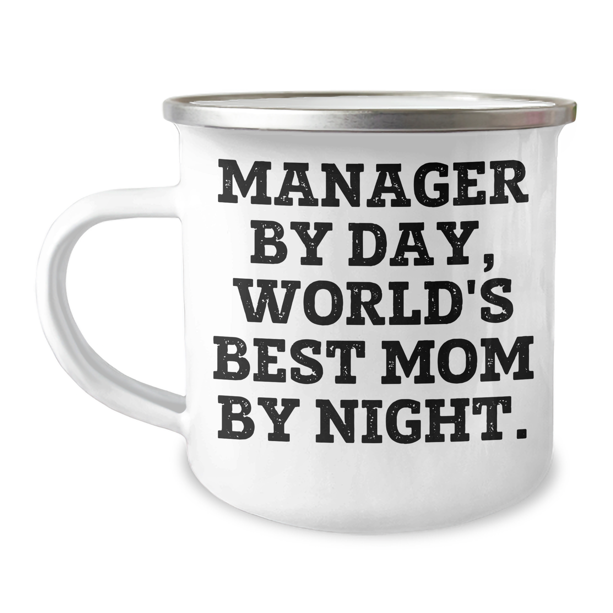 Manager by Day, World's Best Mom by Night - Funny Camping Mug for Dad, Unique Father's Day Unique Gifts from Men to Men