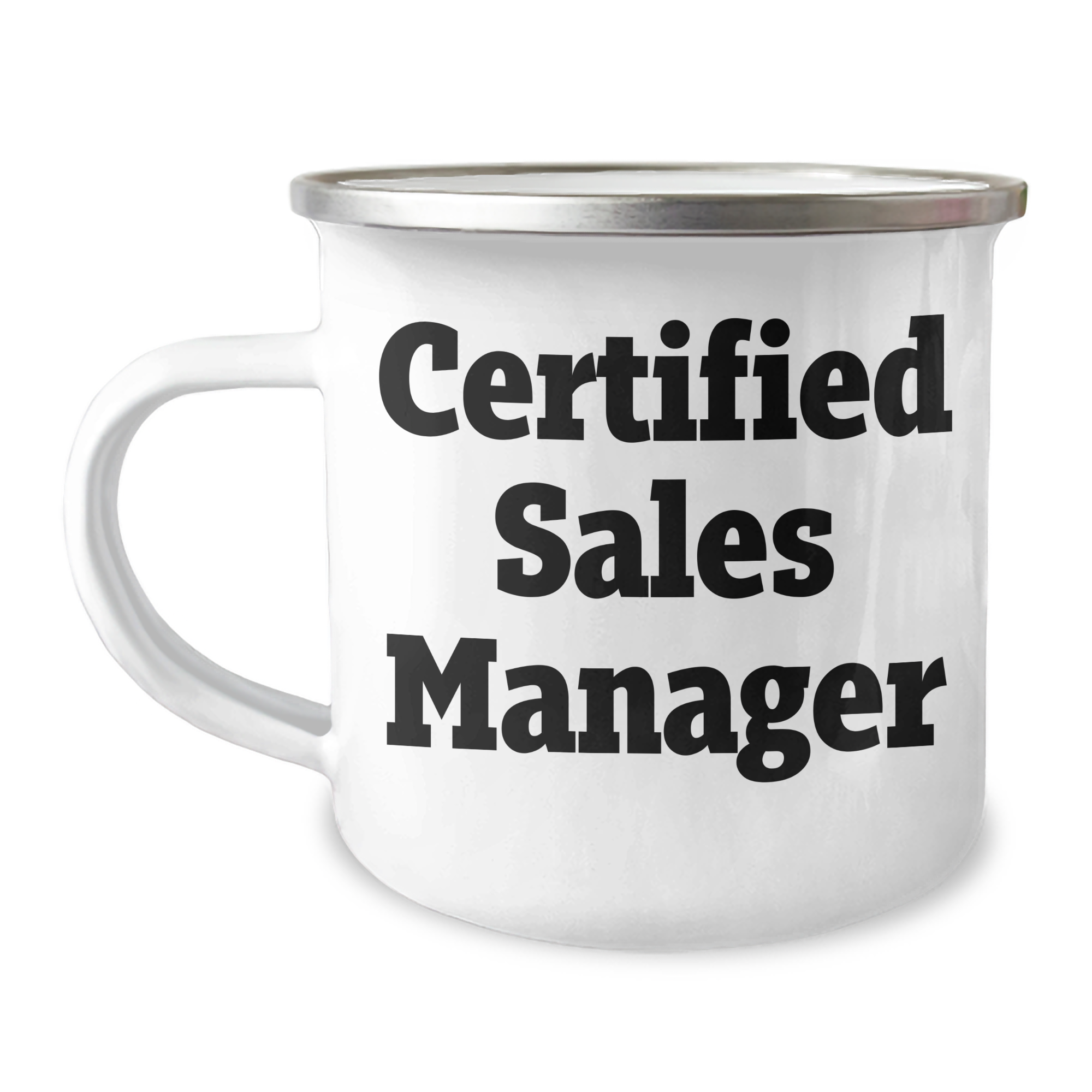 Funny Certified Sales Manager Gifts for Guys, Camping Mug for Father's Day, 'A Sales Manager's Best Friend' with Inspirational Quote, Gifts from Friends, Family, or Coworkers