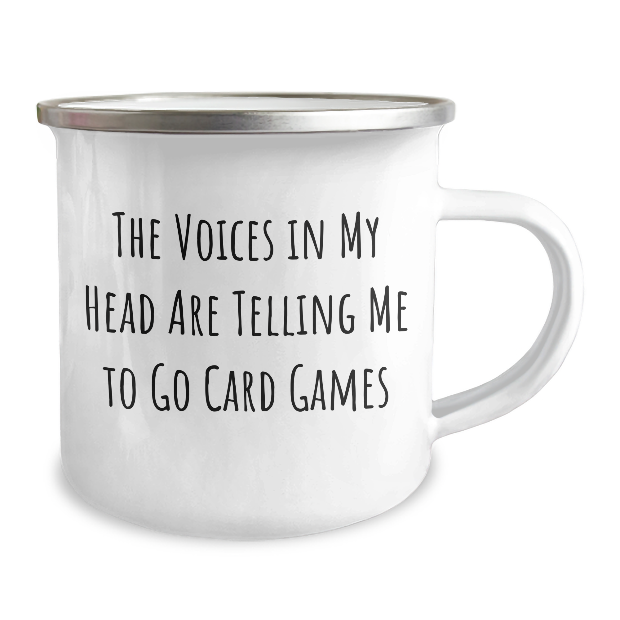 Funny Card Games Gifts for Mom - Camping Mug 'The Voices In My Head Are Telling Me To Go Card Games' - Unique Mother's Day Unique Gift from Men, Women, and Friends - Image 2