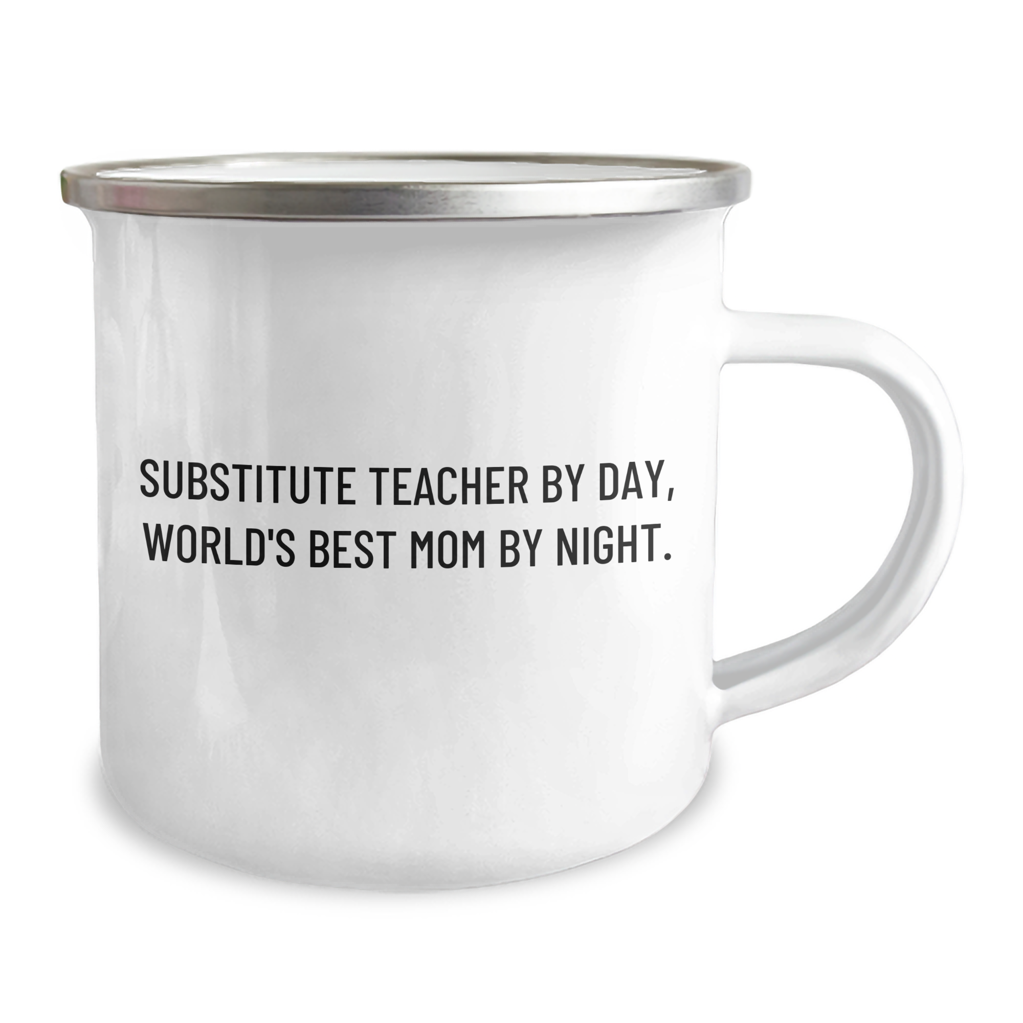 Funny Substitute Teacher Gifts from Friends, Unique Camping Mug for World's Best Mom, Graduation Unique Gifts - Image 2