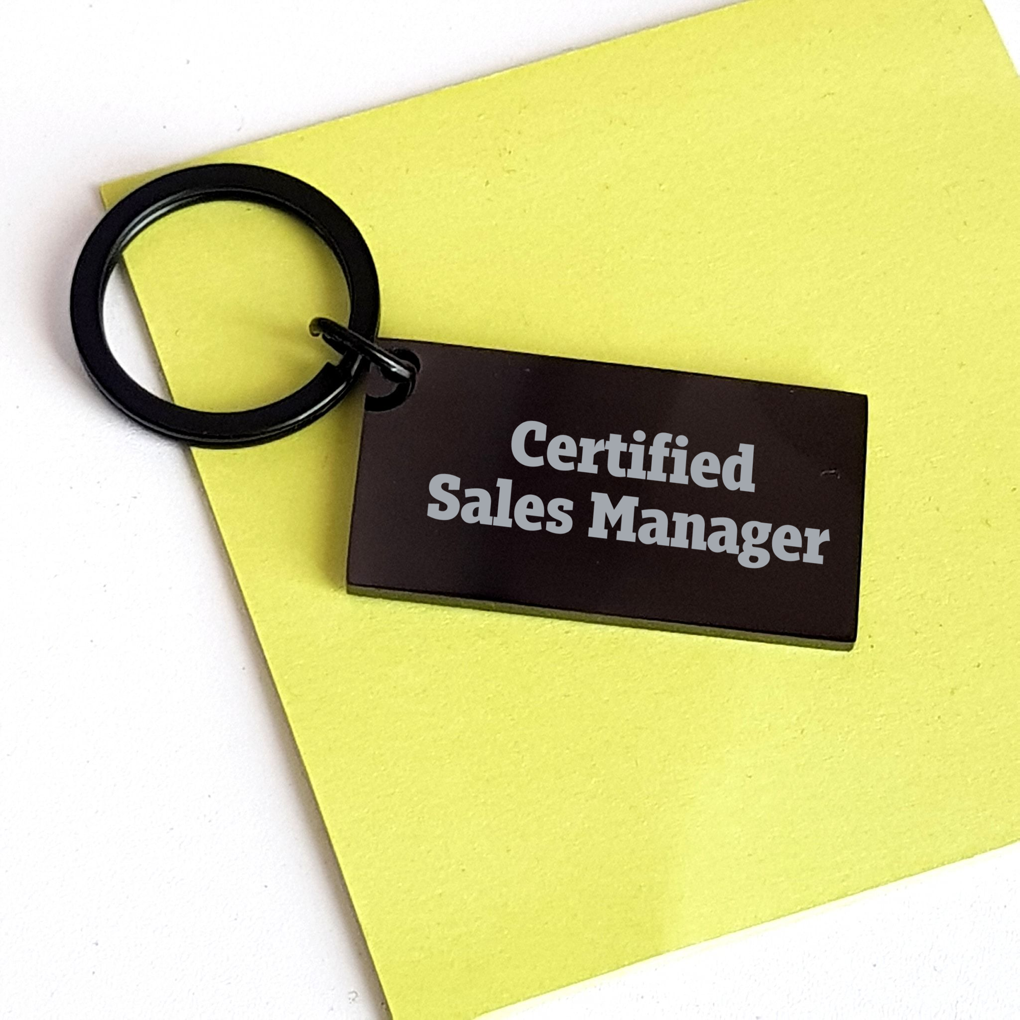 Funny Sales Manager Keychain Gifts from Men to Sales Managers on Father's Day - Inspirational Quote - Image 3