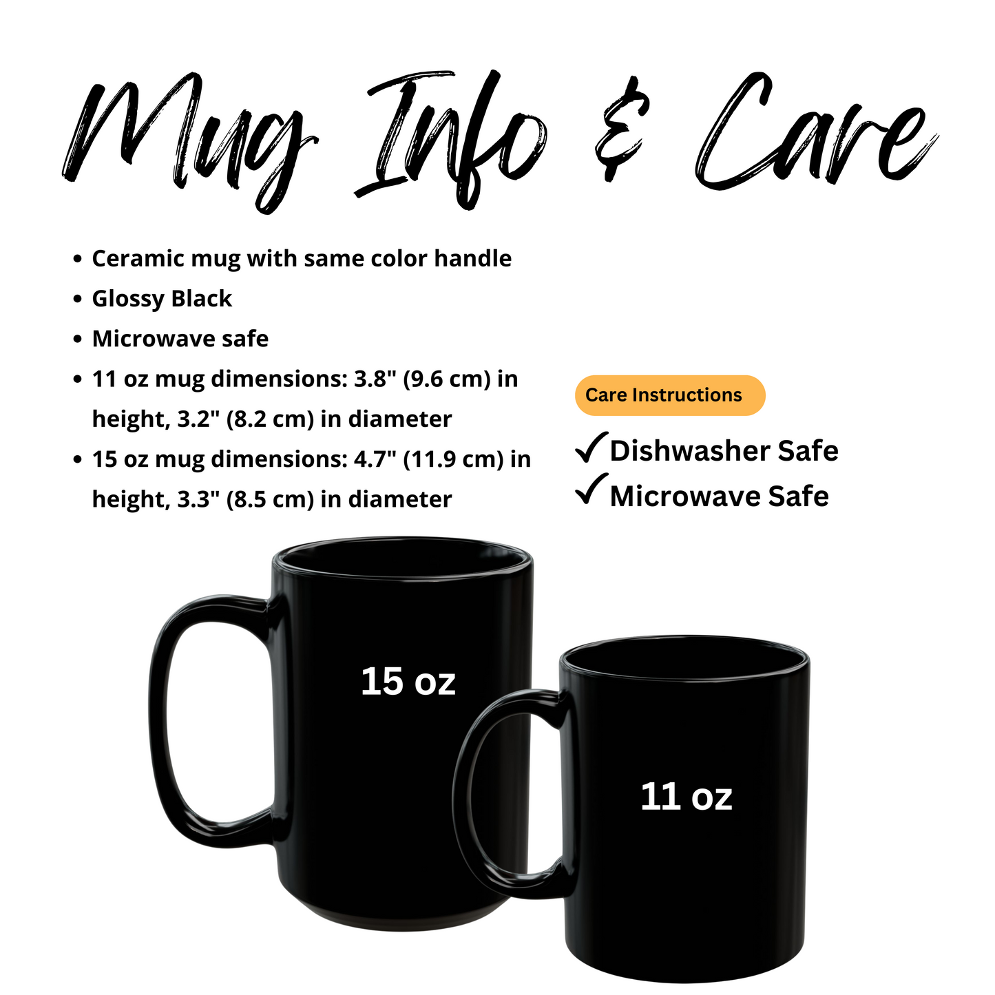 Funny Coffee Mug – Don't Trust A Service Manager That Doesn't Drink Coffee, 11oz or 15oz Black Ceramic Mug, Novelty Gift for Service Manager
