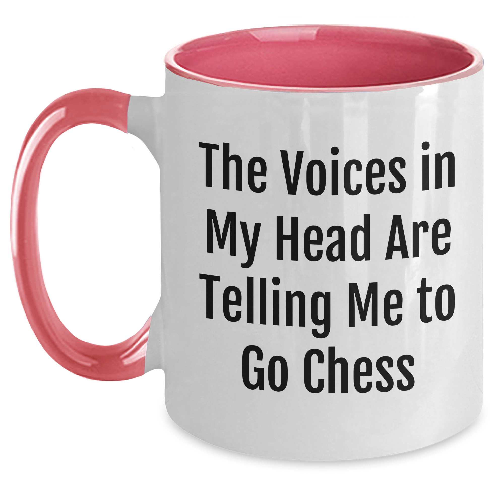 Funny Chess Quotes Two Tone Coffee Mugs for Chess Enthusiasts, Unique Gifts for Mom on Mother's Day from Family, Friends, or Coworkers - Main