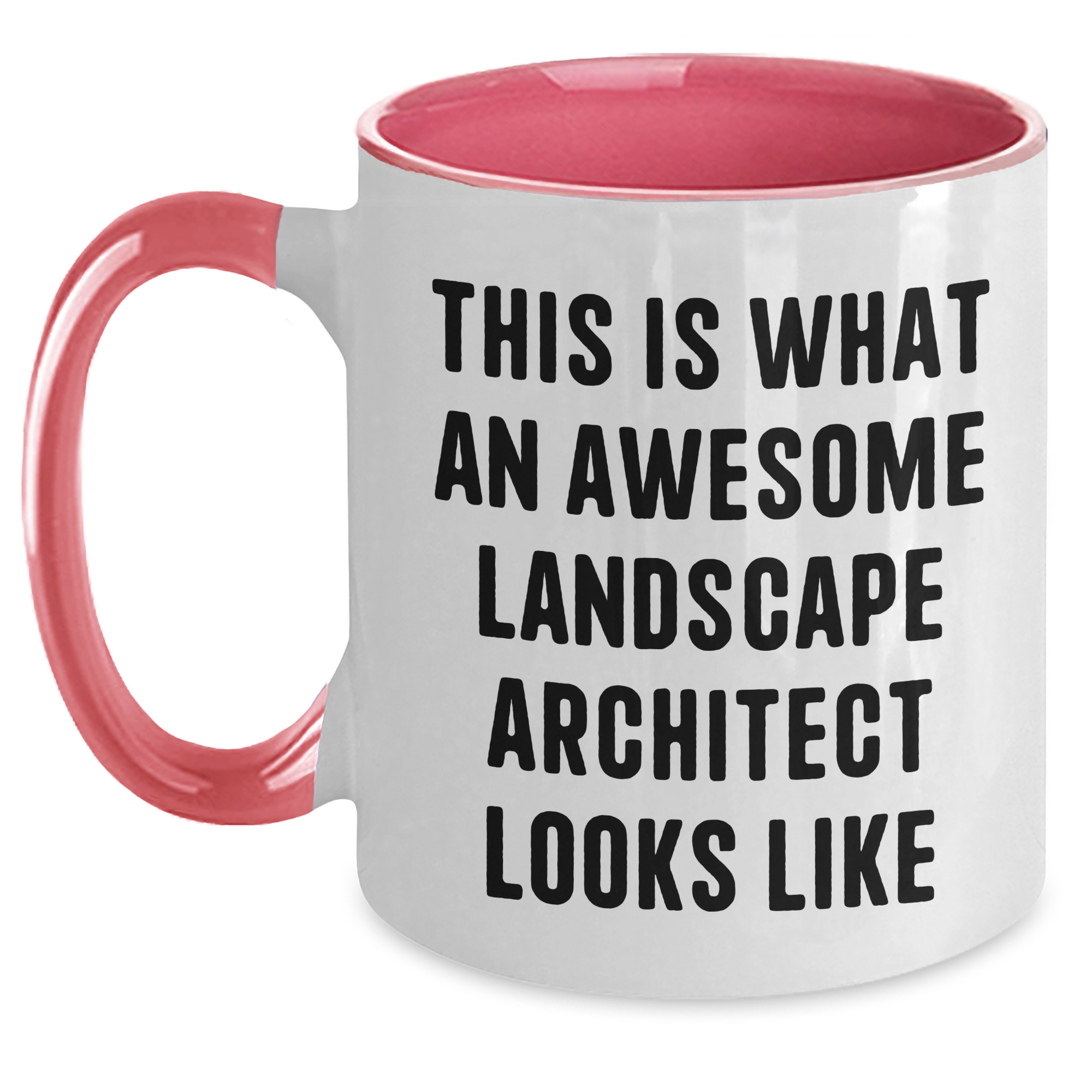 Funny Landscape Architect Gifts, Two Tone Coffee Mug, This Is What An Awesome Landscape Architect Looks Like, For Him, Father's Day Unique Gifts from Family - Main