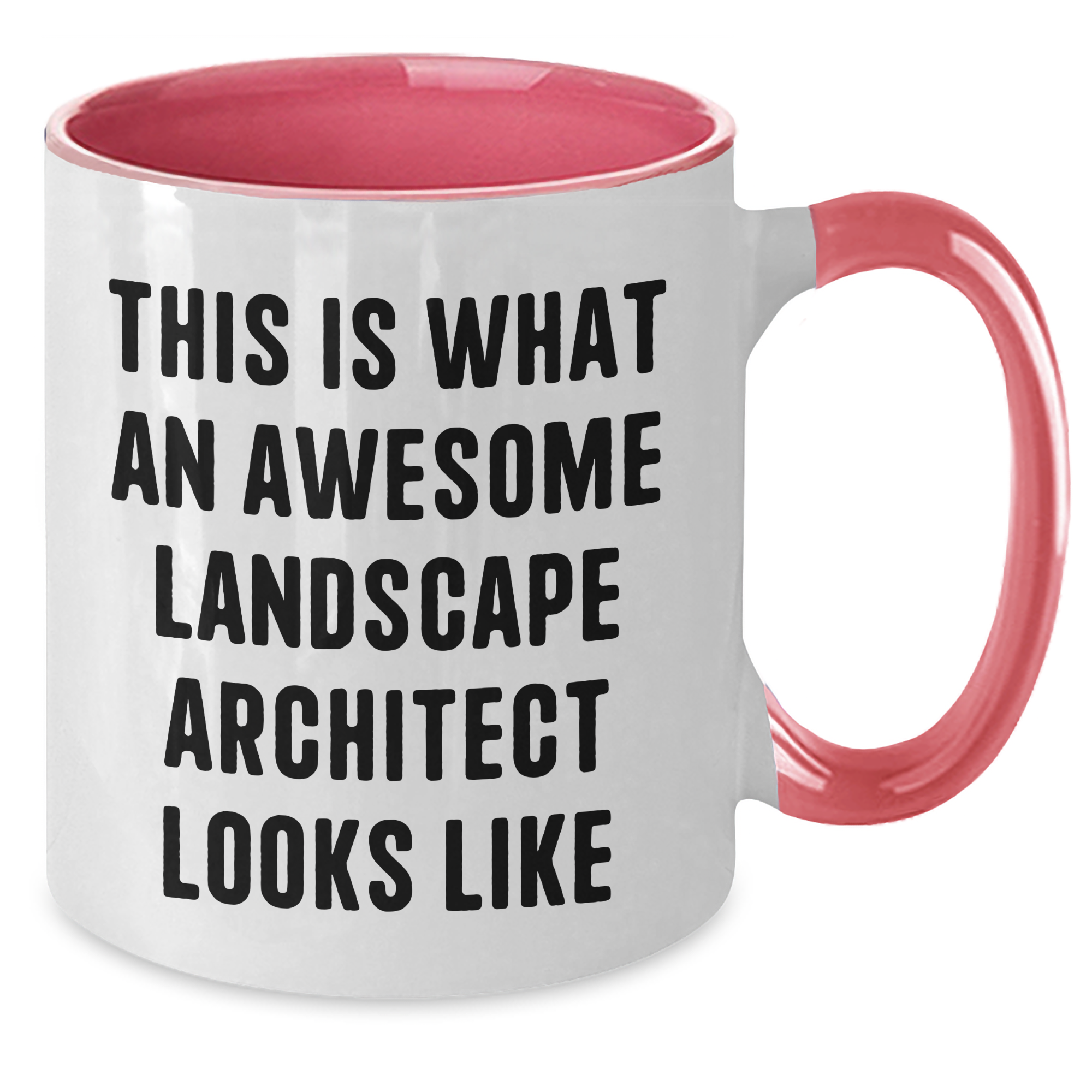 Funny Landscape Architect Gifts, Two Tone Coffee Mug, This Is What An Awesome Landscape Architect Looks Like, For Him, Father's Day Unique Gifts from Family - Additional