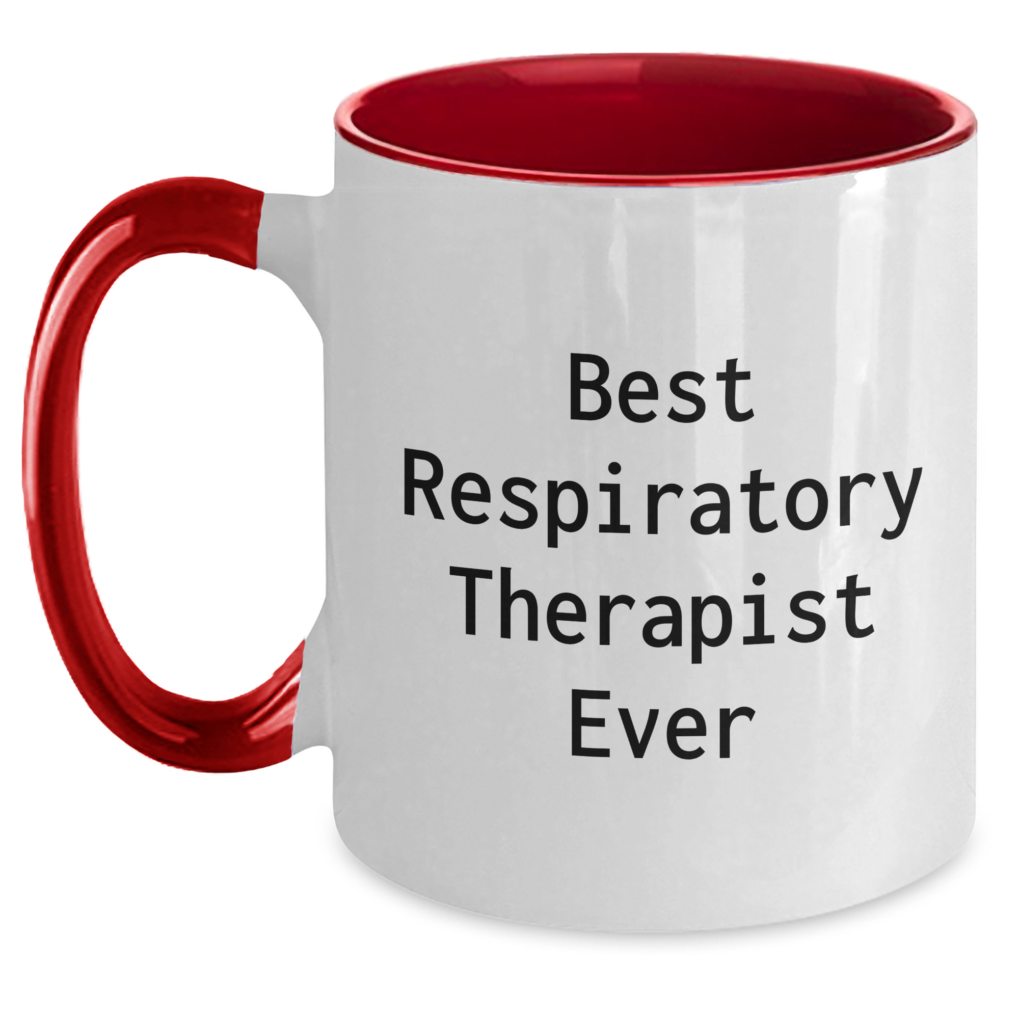 Funny Best Respiratory Therapist Ever Gifts from Friends for Men Unique Two Tone Coffee Mugs for Graduation - Main