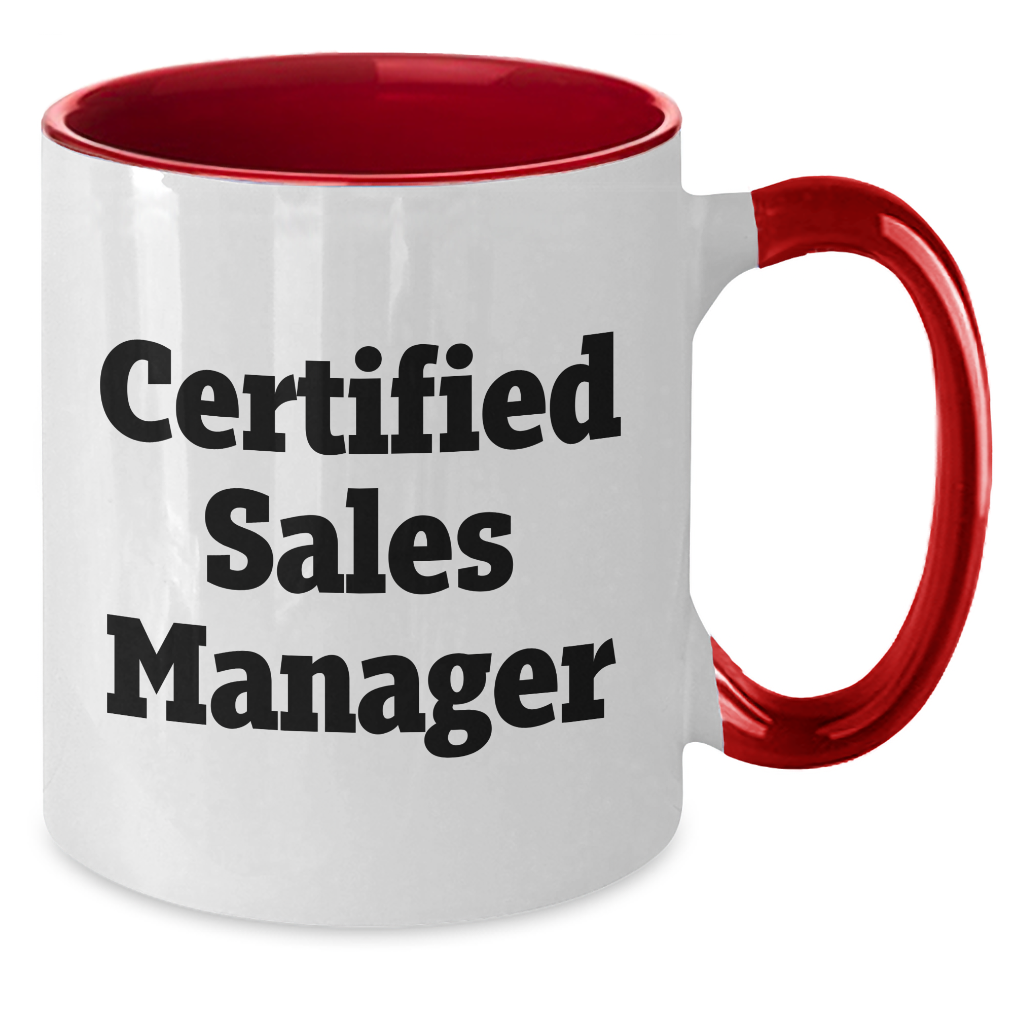 Funny Sales Manager Gifts from Family - Inspirational Quote Two Tone Coffee Mug for Father's Day - Additional