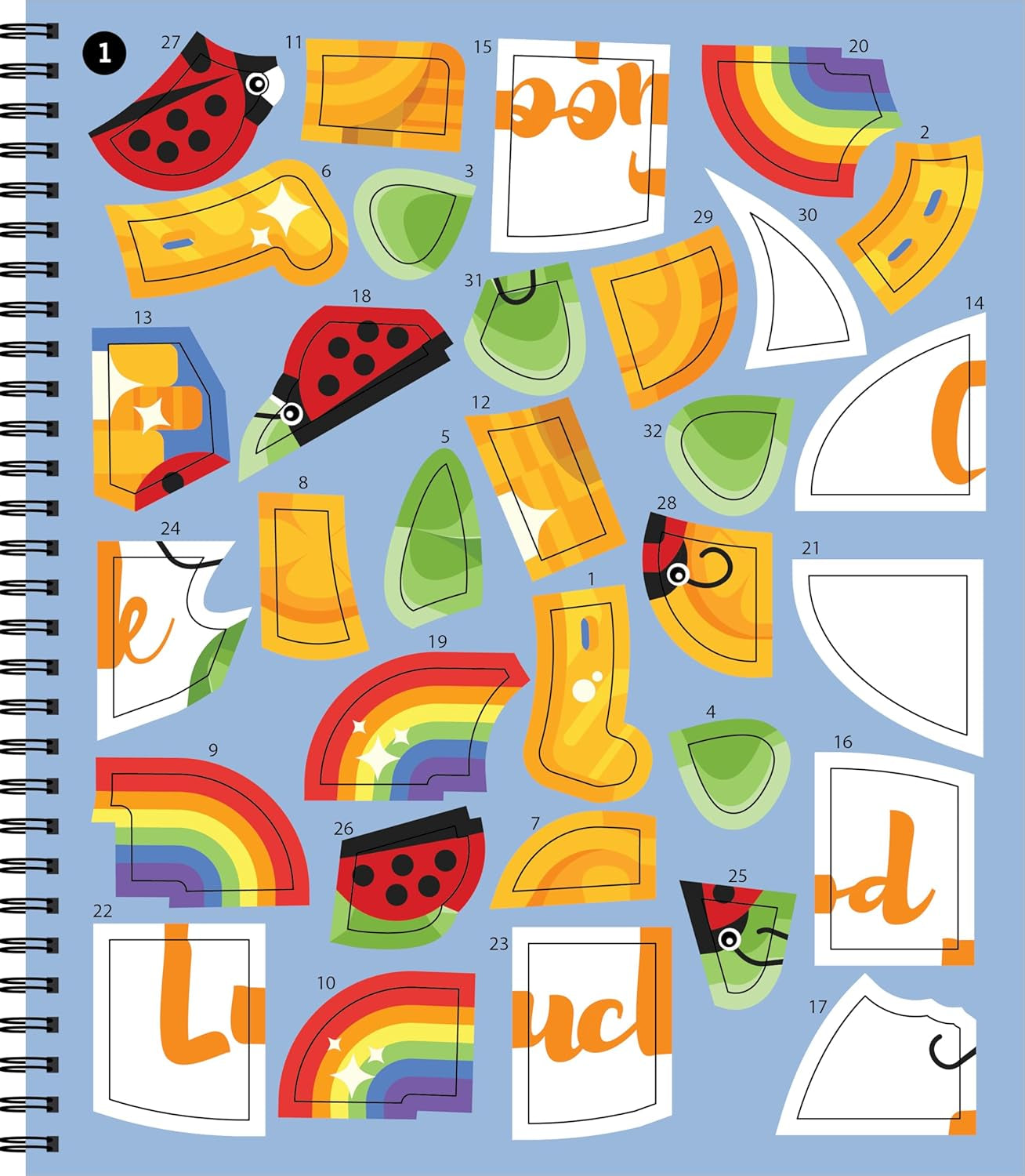 Brain Games - Sticker by Number: Have a Lucky Day