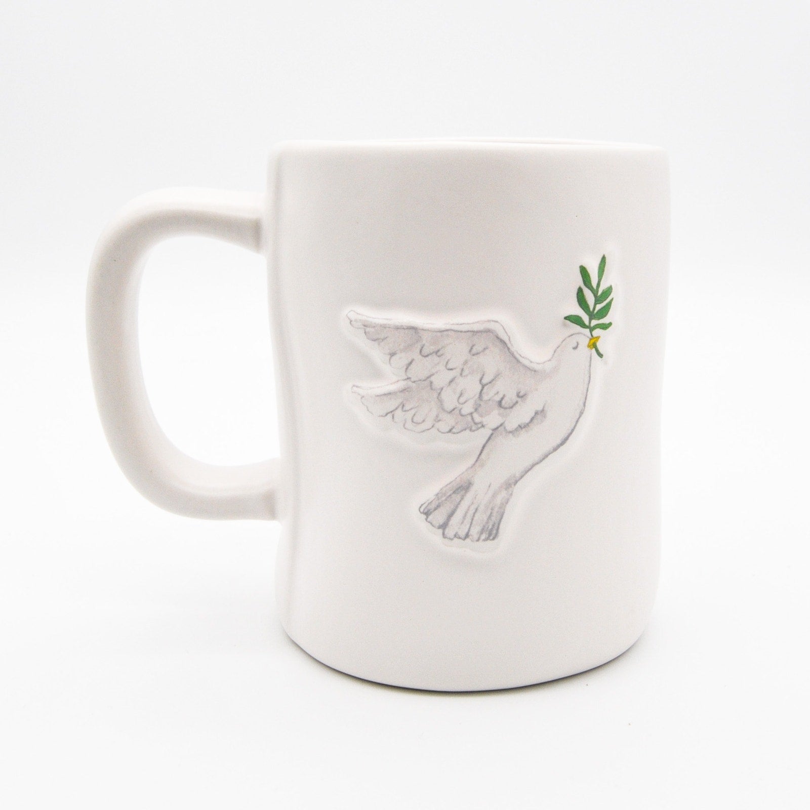 Rae Dunn Christian Mug, Glory In The Highest 16oz Double-Sided Ceramic Coffee Cup Christmas Gift, Brand New Item