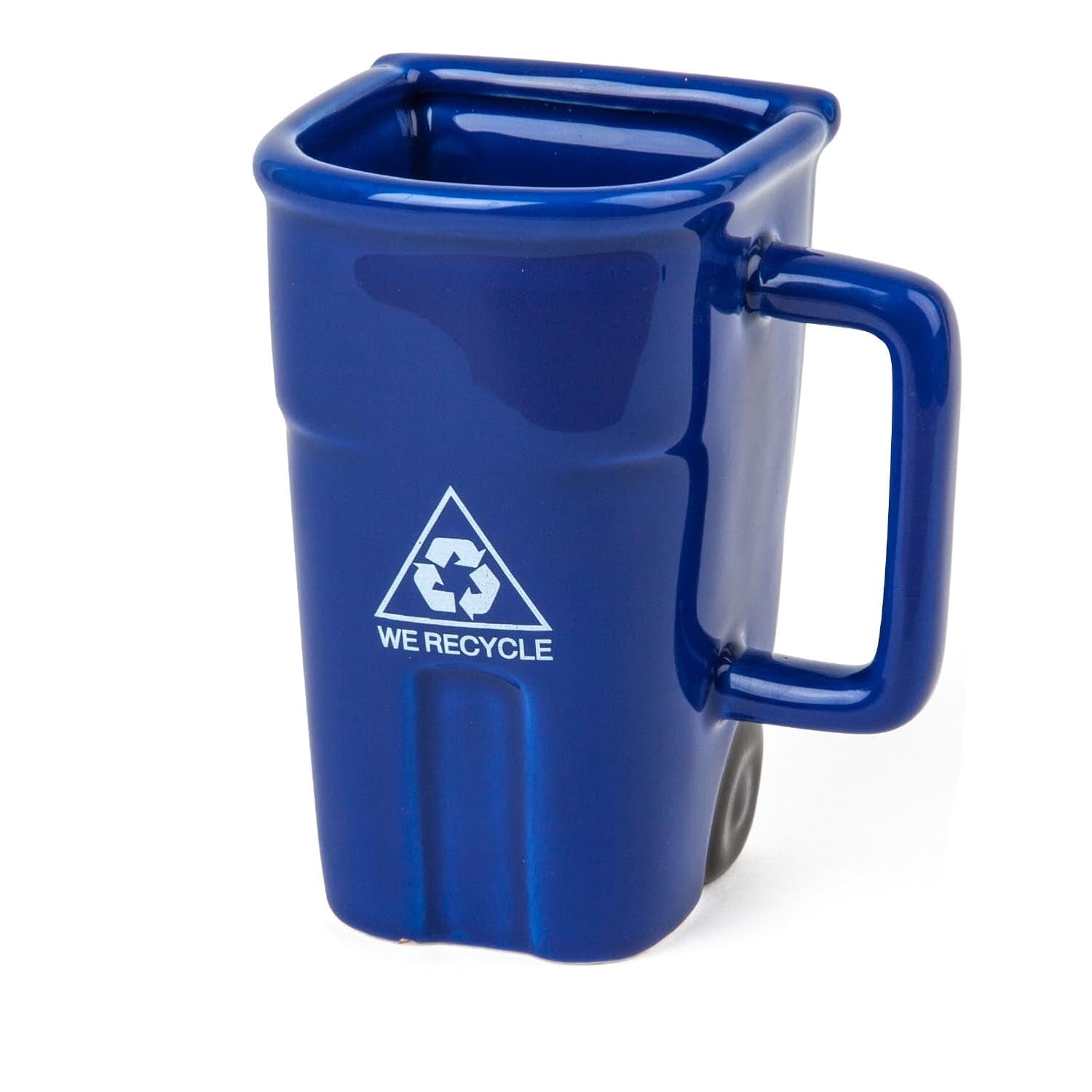 Recycle Bin Coffee Mug – Funny Trash Can Novelty Mug (12oz)