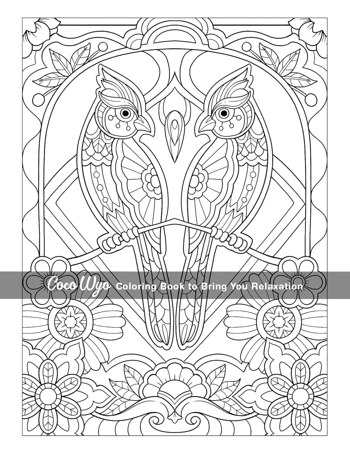 Mindful Patterns: Adult Coloring Book with Easy and Relieving Mandala Style Pattern for Stress Relief and Relaxation