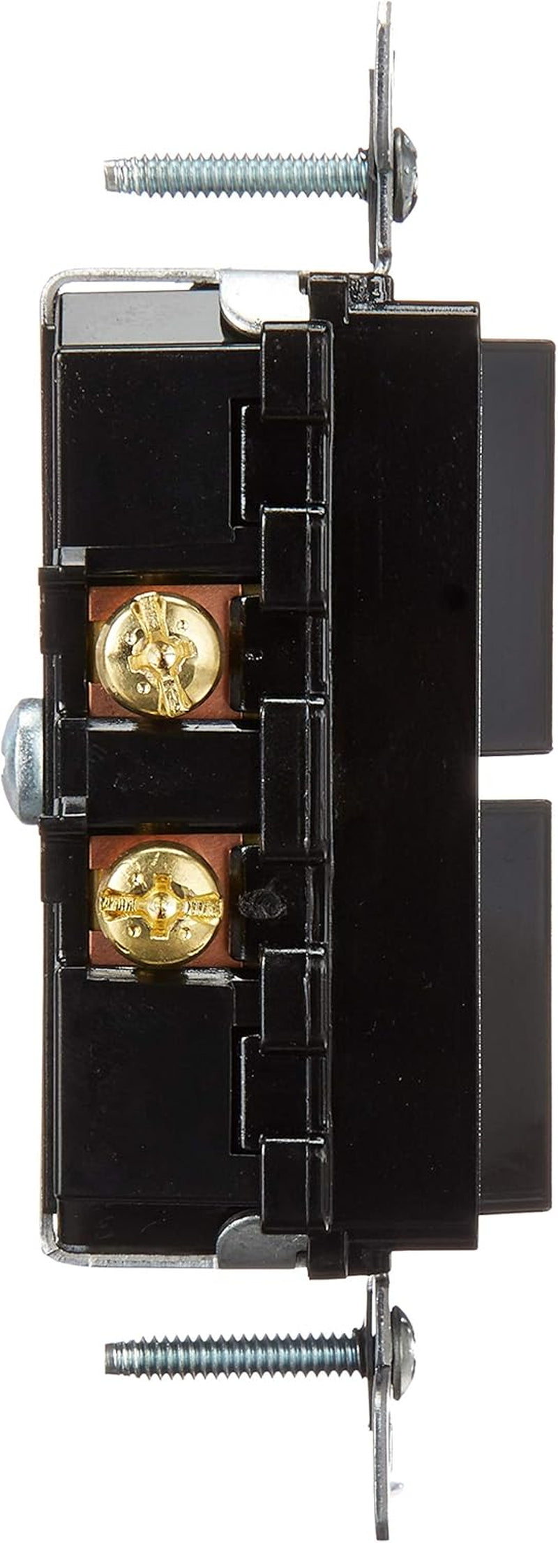 Leviton 5634-E 15 Amp, 120/277 Volt, Decora Single-Pole, AC Combination Switch, Commercial Grade, Grounding, Black
