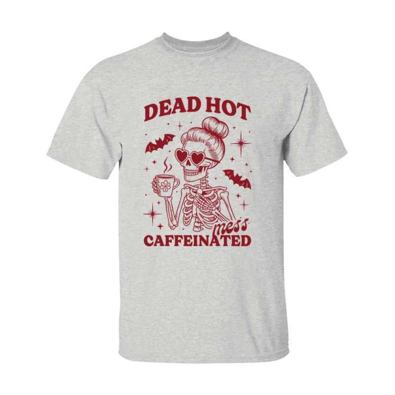 Funny Halloween Coffee Lovers T-Shirt, Graphic Halloween Tee, Gildan 500 Unisex