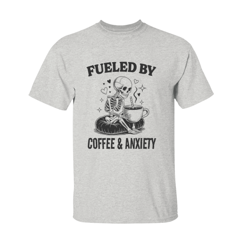 Funny Halloween Coffee Lovers T-Shirt, Graphic Halloween Tee, Gildan 500 Unisex