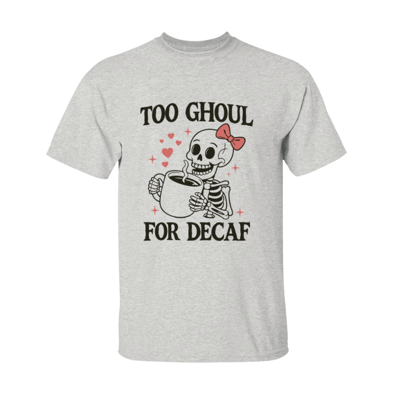 Funny Halloween Coffee Lovers T-Shirt, Graphic Halloween Tee, Gildan 500 Unisex