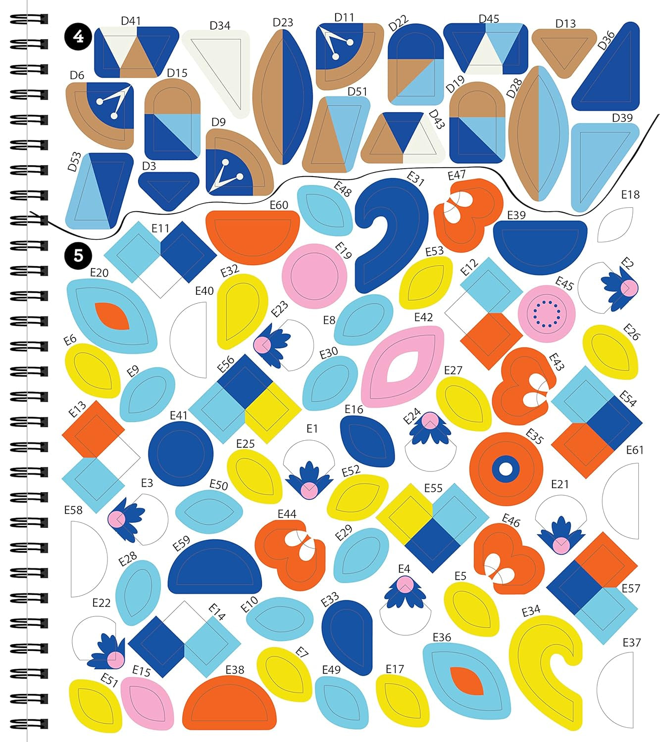 Brain Games - Sticker by Number: Folk Art (28 Images to Sticker)