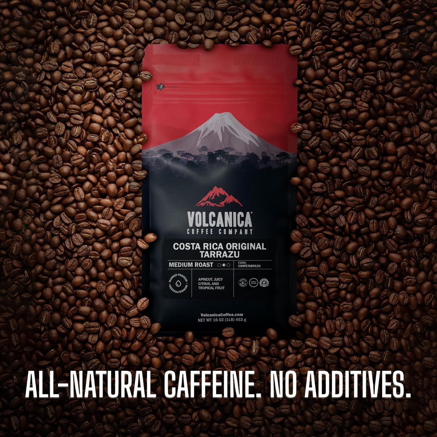 Low Acid Coffee, Blend of Natural Low Acidic Coffee, Ground, Medium Roast, Fresh Roasted, 11-Ounces
