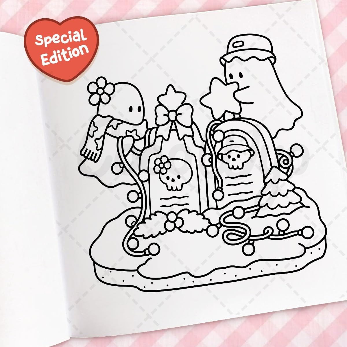 Cozy Christmas: Coloring Book for Adults and Kids (Cozy Spaces Coloring)