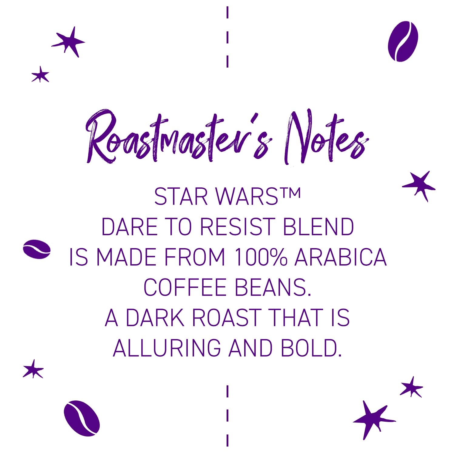 Joffrey's Coffee STAR WARS™ Dare to Resist Blend - Artisan Dark Roast, Bold & Smooth, Perfect for Brew or French Press (11oz Ground)
