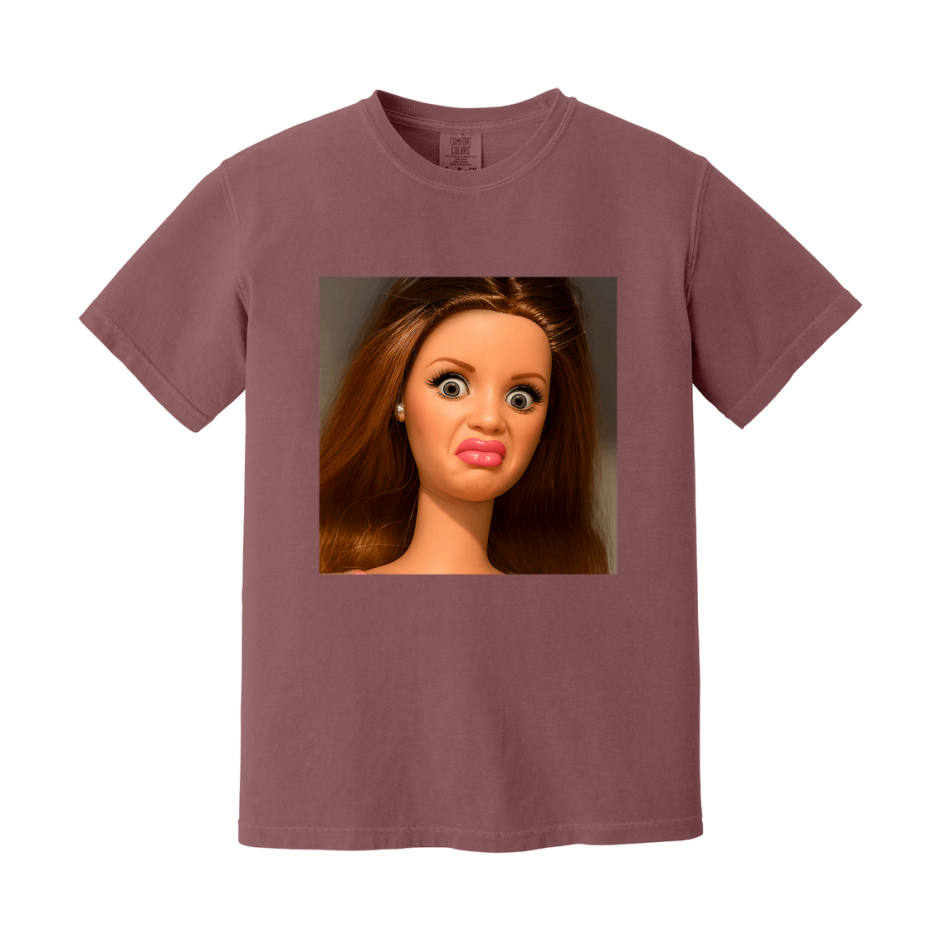 Disgusted Doll Face Shirt Comfort Colors Tshirt