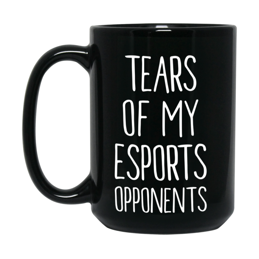 Tears Of My Esports Opponents Black Ceramic Mug