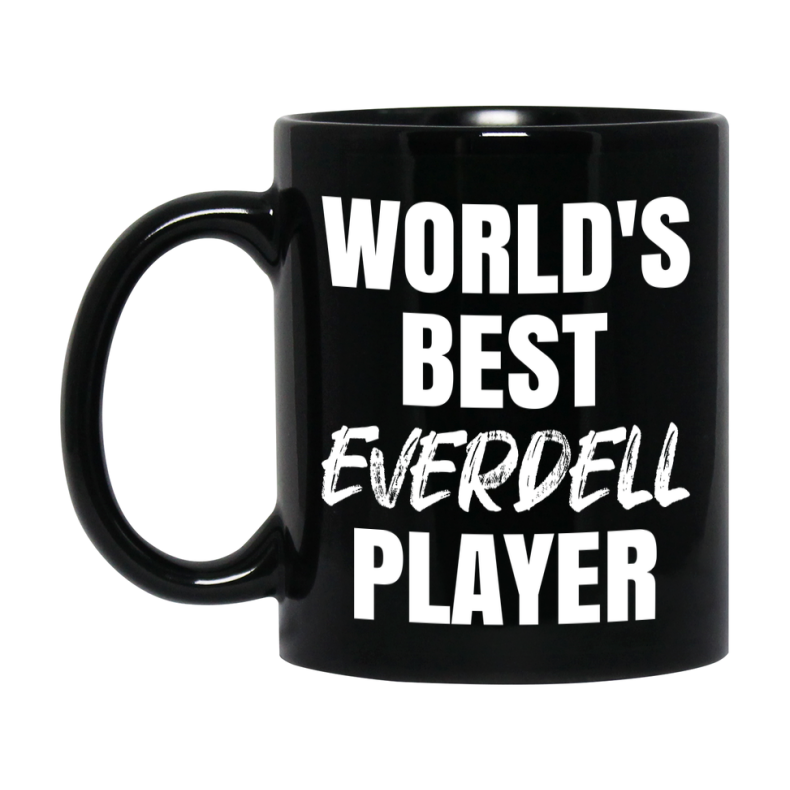 World's Best Everdell Player Mug, Funny Game Board Gift, 11Oz Or 15Oz Black Ceramic Mug