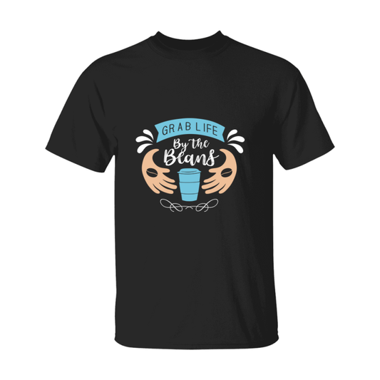 Coffee Lovers Funny Coffee Quote Tee Shirt, Black Unisex Gildan 500 Tee